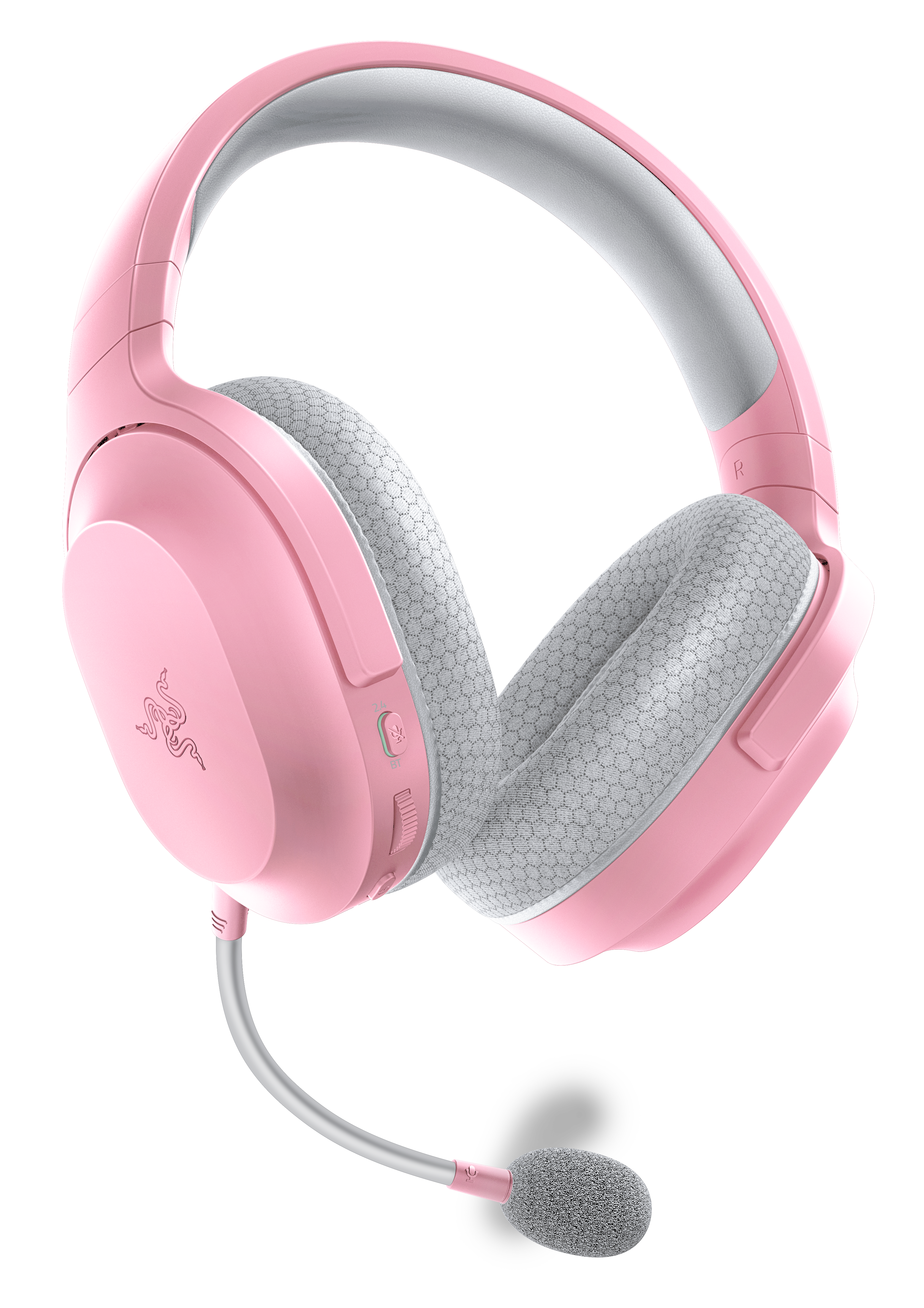 Razer Barracuda X Kabelloses Multiplattform-Headset Für Gaming Und Mobilgeräte (Smartswitch Dual Wireless, Triforce 40 Mm, Nierenmikrofon, 50 Stunden Akkulaufzeit, Usb-C), Quartz Pink - Image 5