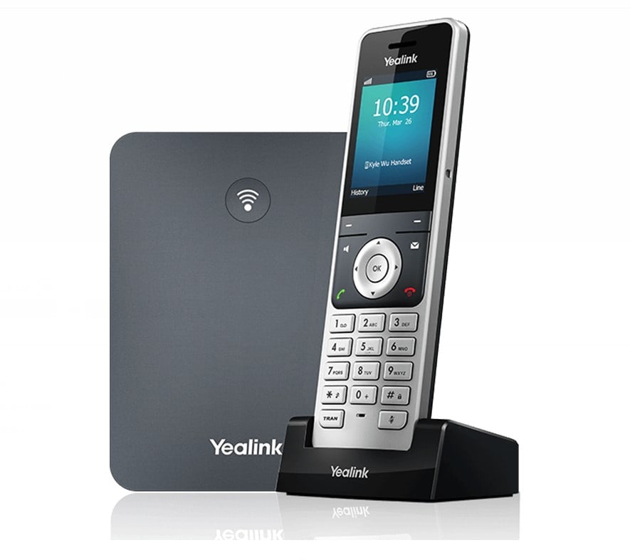 Yealink W76P - Schnurloses Telefon / VoIP-Telefon mit Rufnummernanzeige 1302024