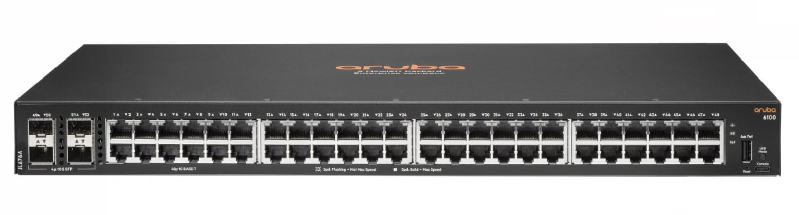HPE Aruba Networking CX 6100 48G 4SFP+ Switch