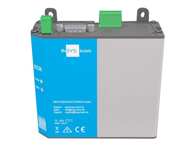 INSYS icom ECR-EW300 WLAN/LAN-to-LAN-Router VPN 2xEthernet 10/100BT 1xRS232 1xRS