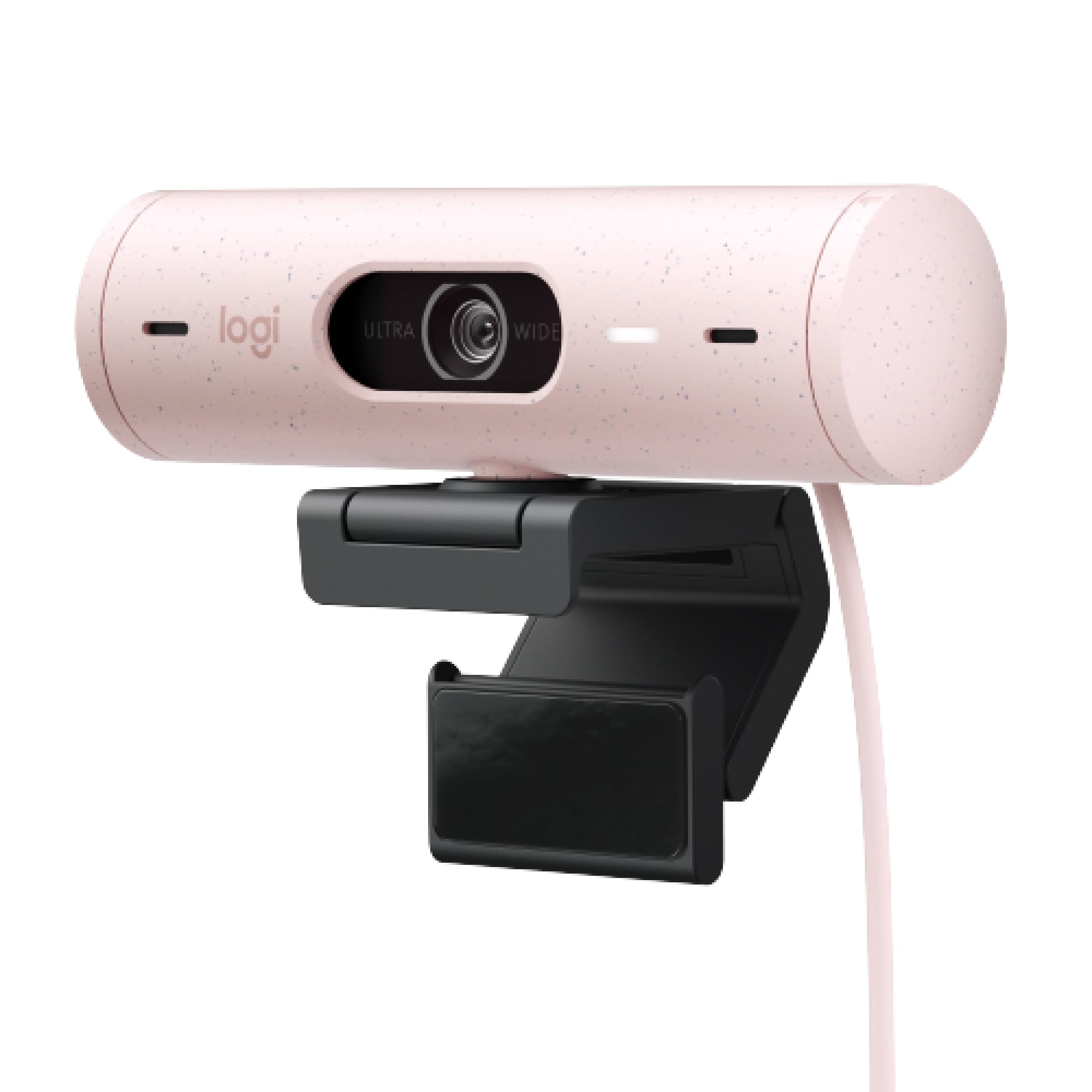 Logitech Brio 500 Full-HD-Webcam, 1080p Webcam, USB-C-Kabel, Rosa | USB Webcam mit Doppelmikrofon, Rauschunterdrückung, automatischer Lichtkorrektur und Zeigemodus, Konferenz-Webcam - Bild 4