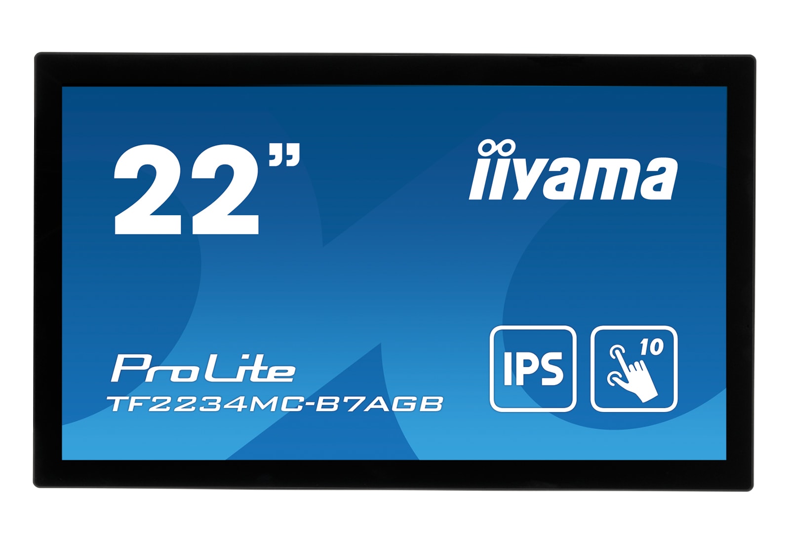 Schwarz Iiyama Prolite Tf2234mc-B7agb, 21,5'', Projected Capacitive, 10 Tp,... - Bild 3