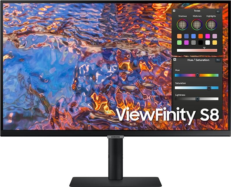 Samsung ViewFinity S8UP Business-Monitor 27 Zoll, IPS-Panel, 4K UHD-Auflösung, 98% DCI-P3-Farbraumabdeckung für Grafikdesign, Bildwiederholrate 60 Hz, 5 ms, USB-C mit 90 W Laden, Pivot - Bild 5