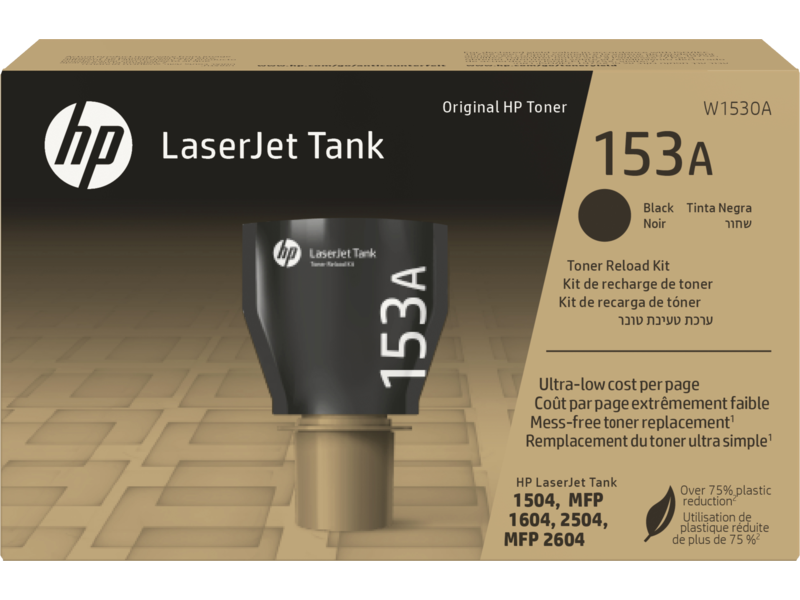 HP 153A/ W1530A Original LaserJet Tank Toner Reload Kit Schwarz für ca. 2.500 S