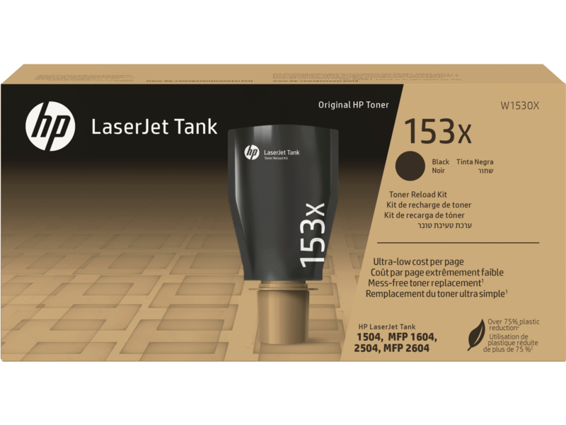HP 153X/ W1530X Original LaserJet Tank Toner Reload Kit Schwarz für ca. 5.000 S