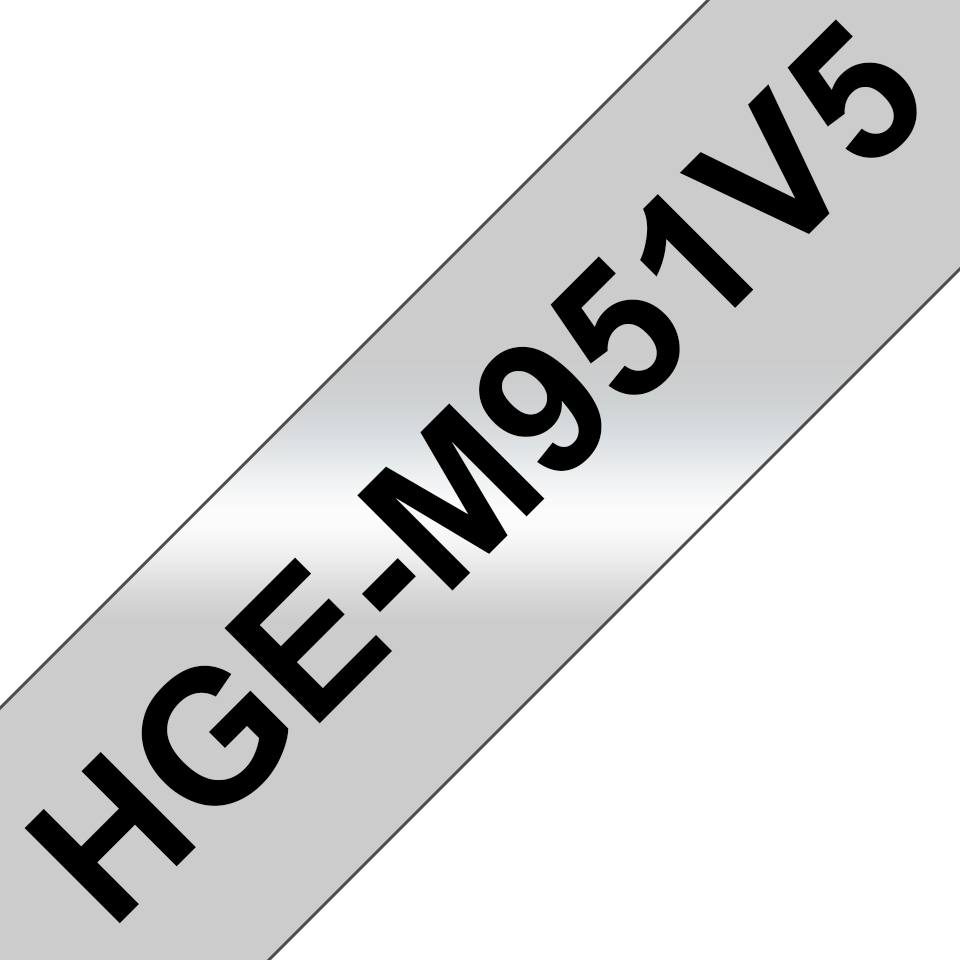 Brother HGe-M951V5 Schriftband-Multipack 5x High-Grade 24mm x 8m