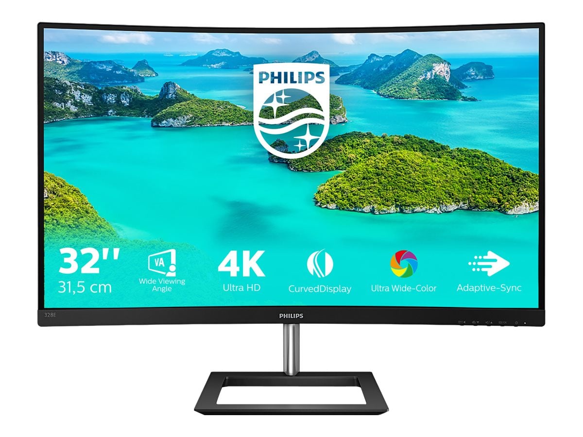 Philips 328E1CA - 32 Zoll UHD Curved Gaming Monitor, 60 Hz, 4ms, AdaptiveSync (3840x2160, HDMI 2.0, DisplayPort) schwarz - Bild 6