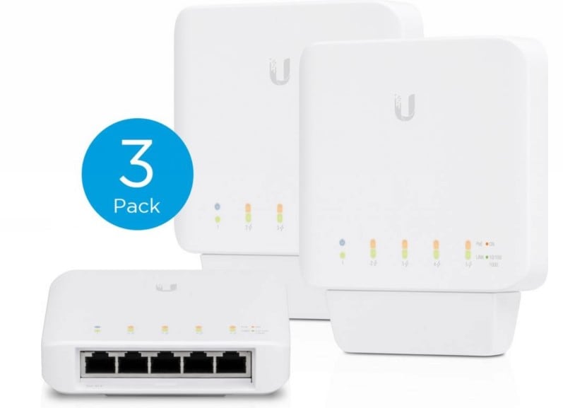 Ubiquiti UniFi USW-Flex-3 Switch (3er Pack)