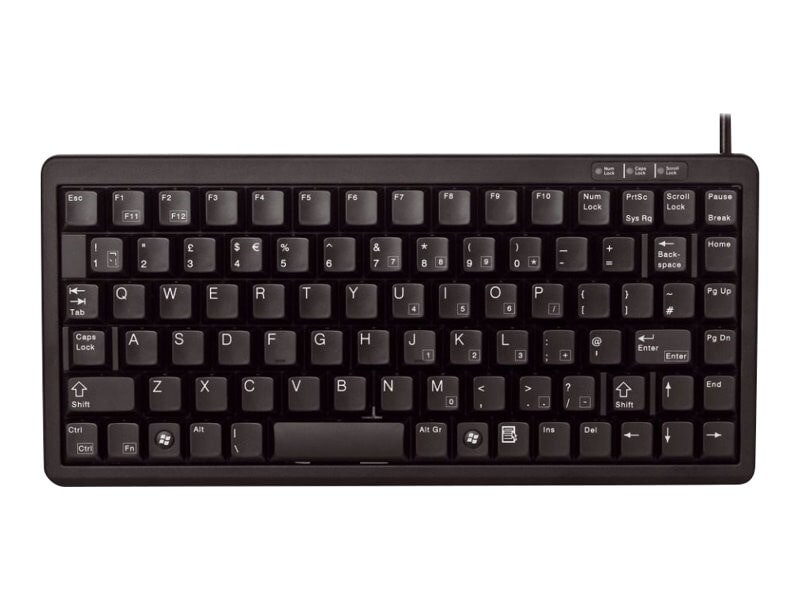 Cherry G84-4100 Compact Kabelgebundene Tastatur PN-Layout USB schwarz