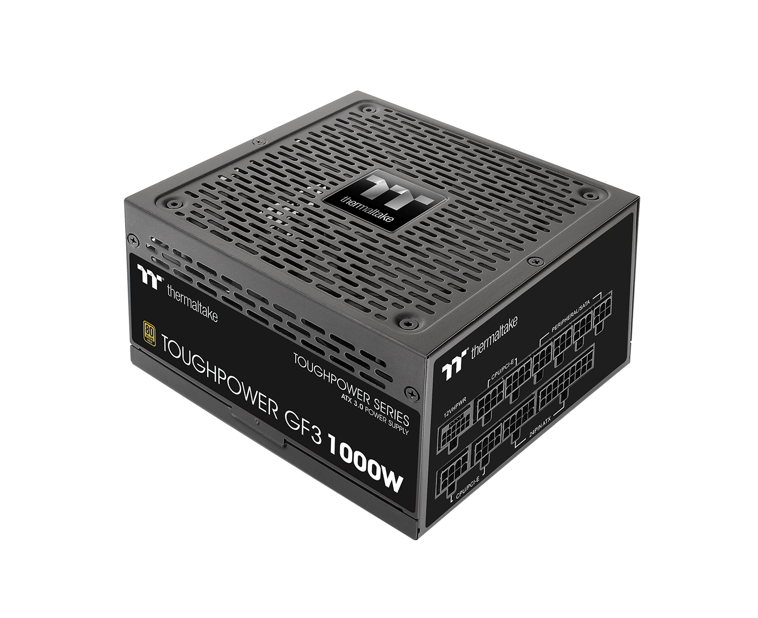 Thermaltake Toughpower GF3 1000W | PC-ATX-3.0-Netzteil | PCIe Gen 5.0 | 80-Plus-Gold | voll-modular | leiser 140 Lüfter | EU Zertifiziert - Bild 4