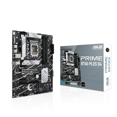 ASUS Prime B760-Plus D4 Mainboard Intel Sockel 1700 B760 USB-C 3.2 M.2 PCIe 5.0 - Bild 4