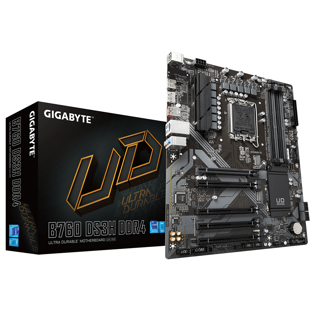 Joom Gigabyte Schwarz B760 Ds3h Ddr4 Motherboard Lga 1700 Black - Bild 6