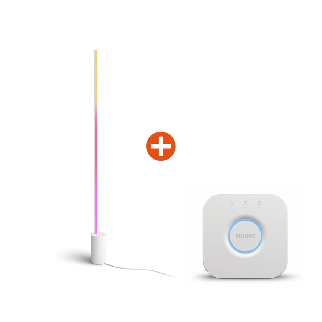 Philips Hue gradient Signe floor lamp - white and coloured light - white - Bild 10