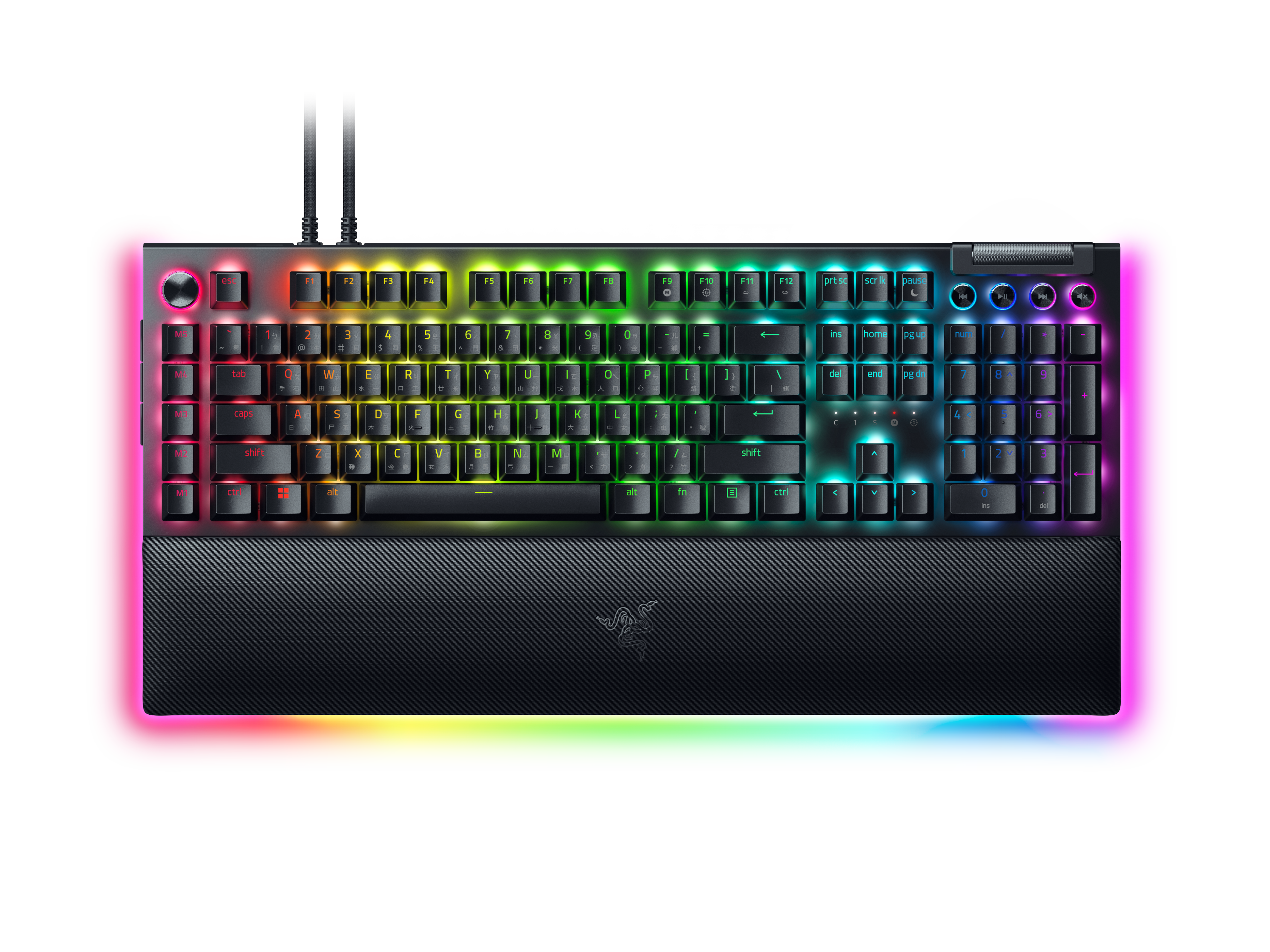 Razer BlackWidow V4 Pro Gaming-Tastatur Mechanisch QWERTZ RGB Beleuchtung Schwarz - Image 4