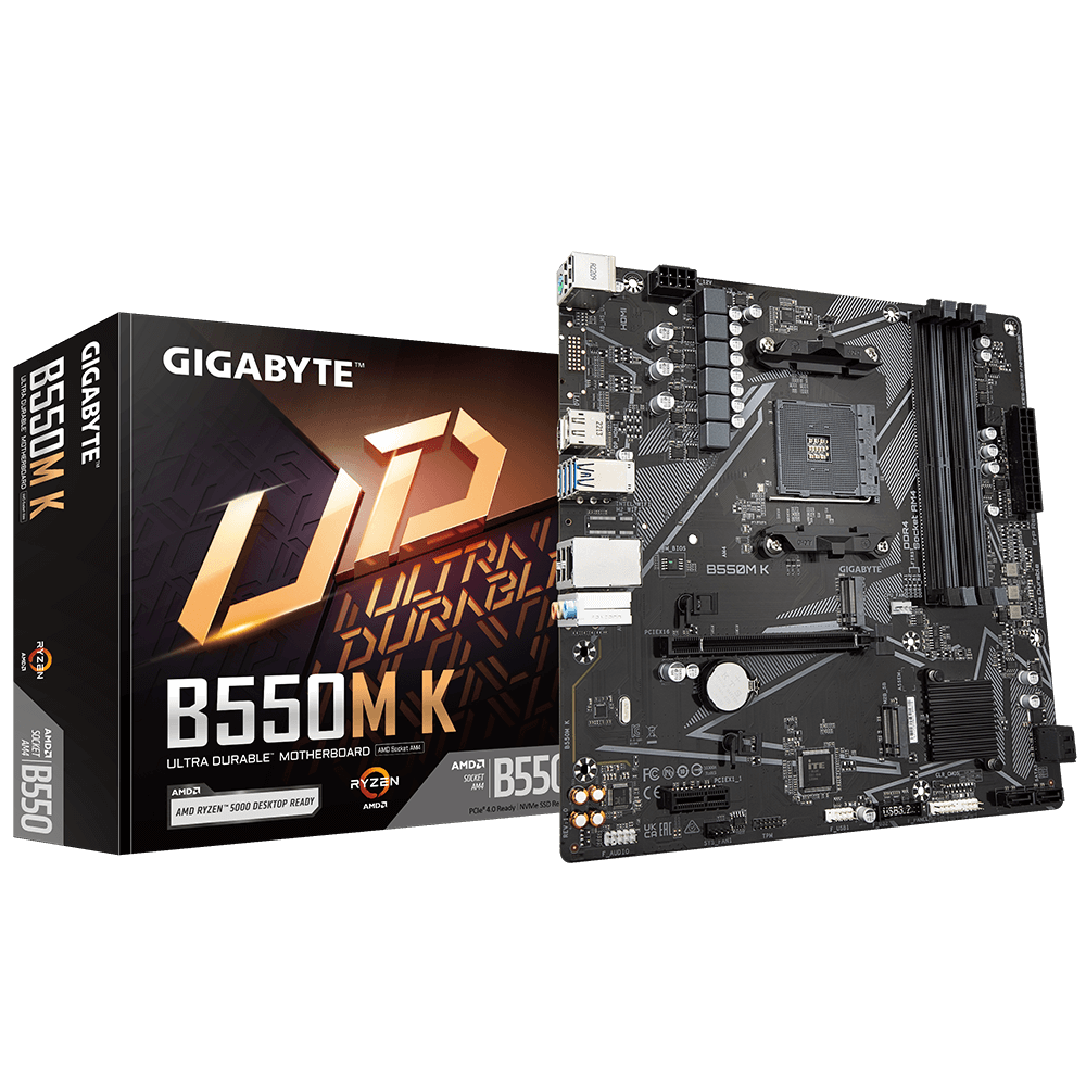 Gigabyte B550M K (AM4, AMD B550, mATX), Mainboard - Bild 5
