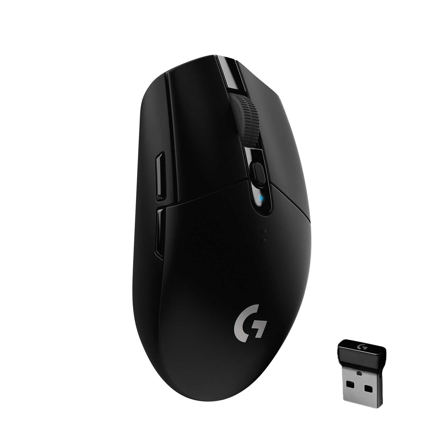 Logitech G G305 LIGHTSPEED kabellose Gaming-Maus mit HERO 12K DPI Sensor | Wireless Verbindung, 6 programmierbare Tasten, 250 Stunden Akkulaufzeit, Leichtgewicht, PC/Mac - Schwarz - Bild 8