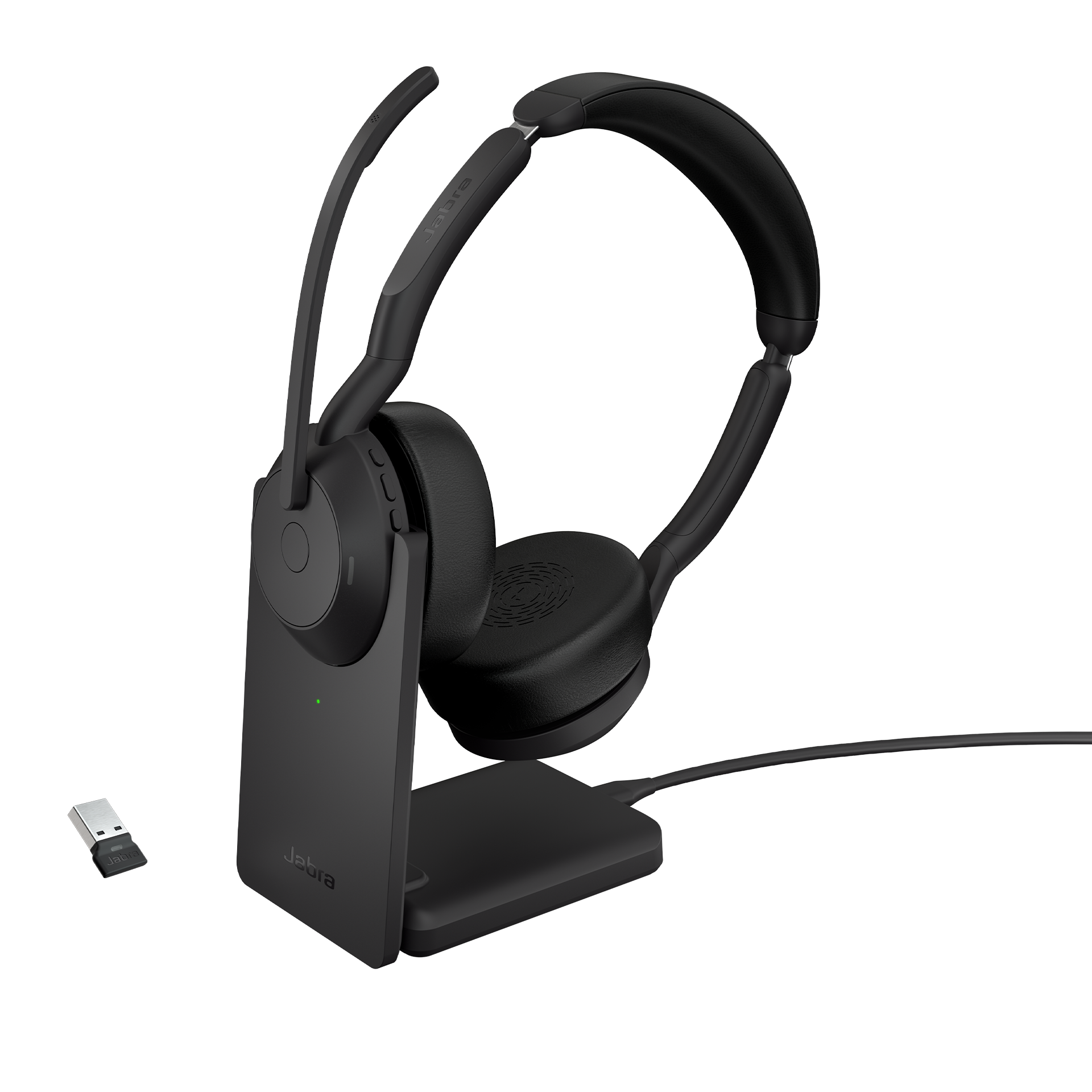 Jabra Mikro-Headset - Bluetooth - Kabellos - Usb-C - Evolve2 55 Ms Stereo - Mikro-Headset - Mit Ladestation - Bild 5