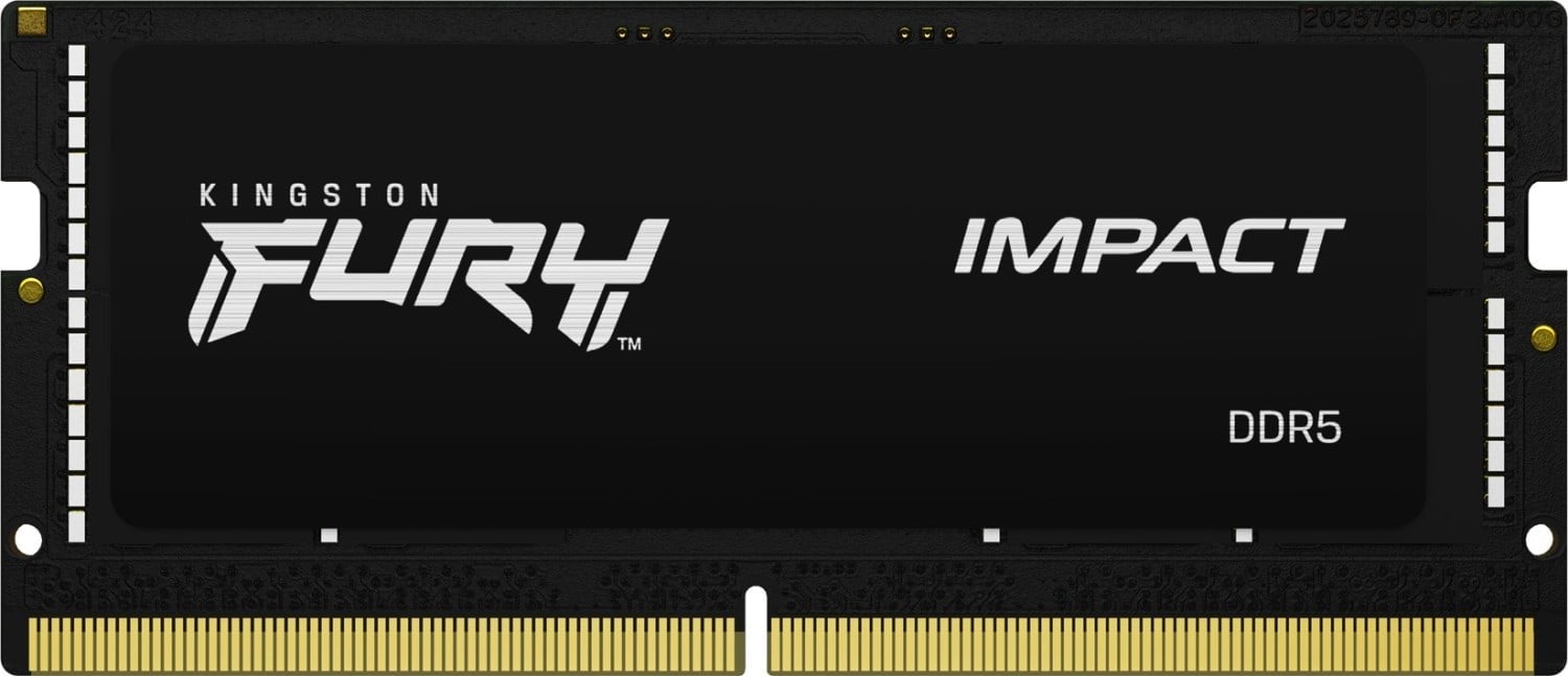 Kingston SORAM D5 6000 16GB C38 FURY Impact (1 x 16GB, 6000 MHz, DDR5-RAM, SO-DIMM), RAM, Schwarz - Image 3