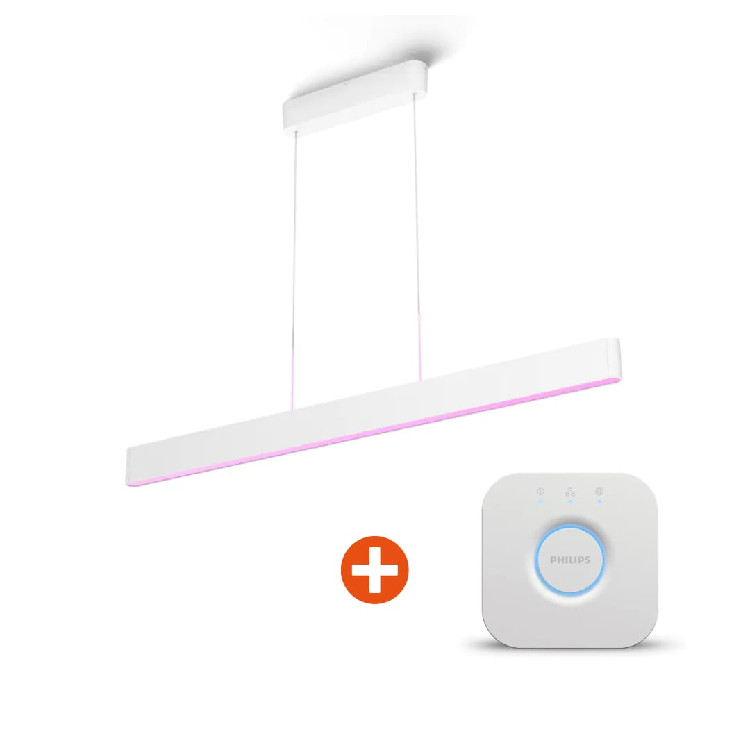 Philips Hue White & Color Ambiance Ensis Deckenleuchte Pendelleuchte Weiß Weiss - Bild 18