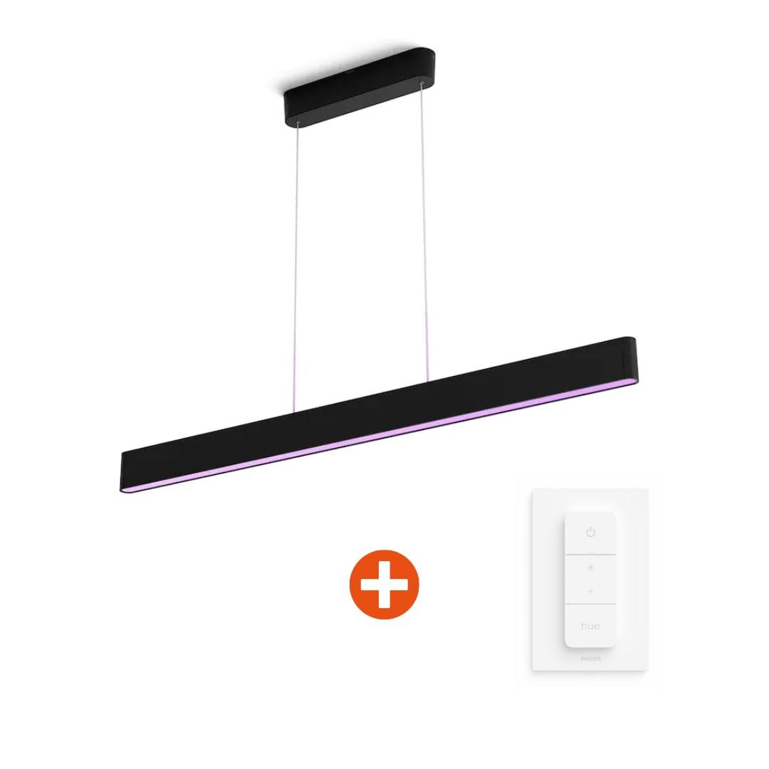Philips Hue White & Color Ambiance Ensis Pendelleuchte 5500lm - Weiß + Bridge - Bild 13