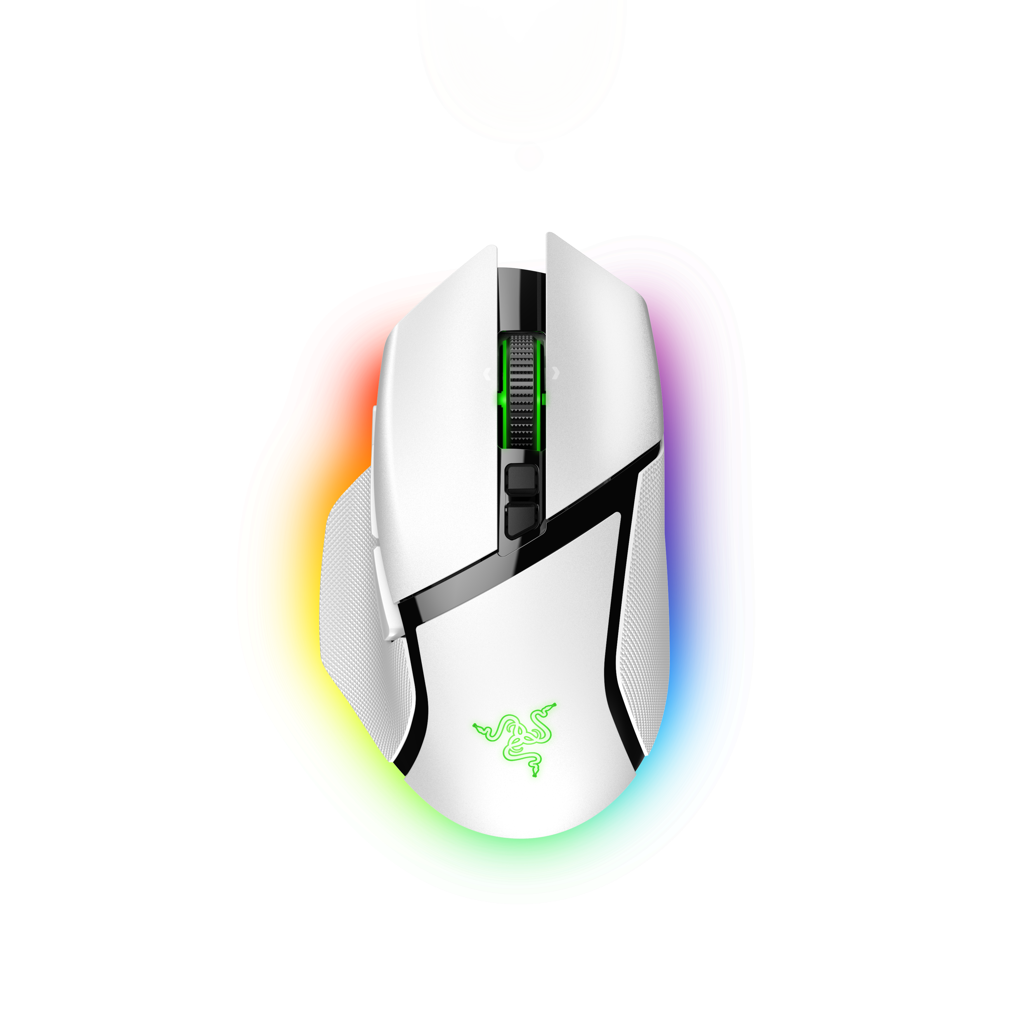 Razer Basilisk V3 Pro - Mercury - Gaming Maus Wei mit RGB Licht - Image 5