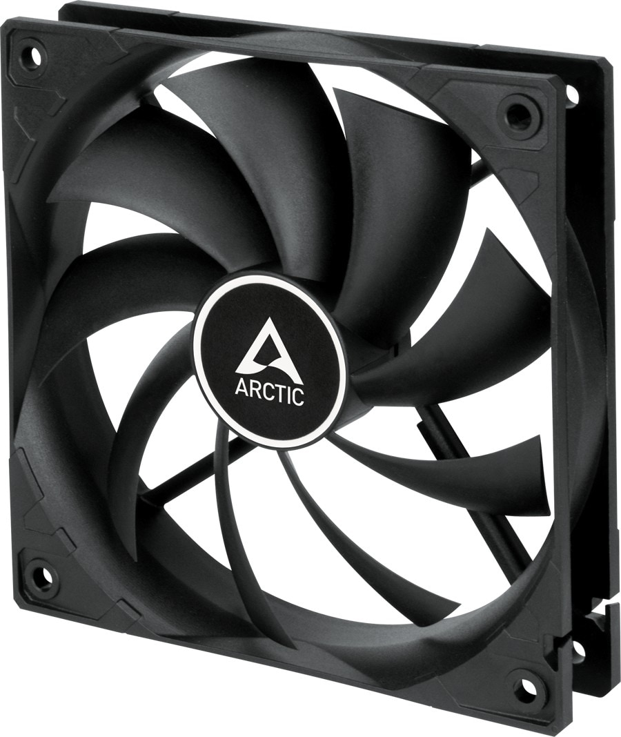 Arctic Gehäuselüfter F12 Pwm Pst 120 Mm, 4-Pin Größe 5 Schwarz