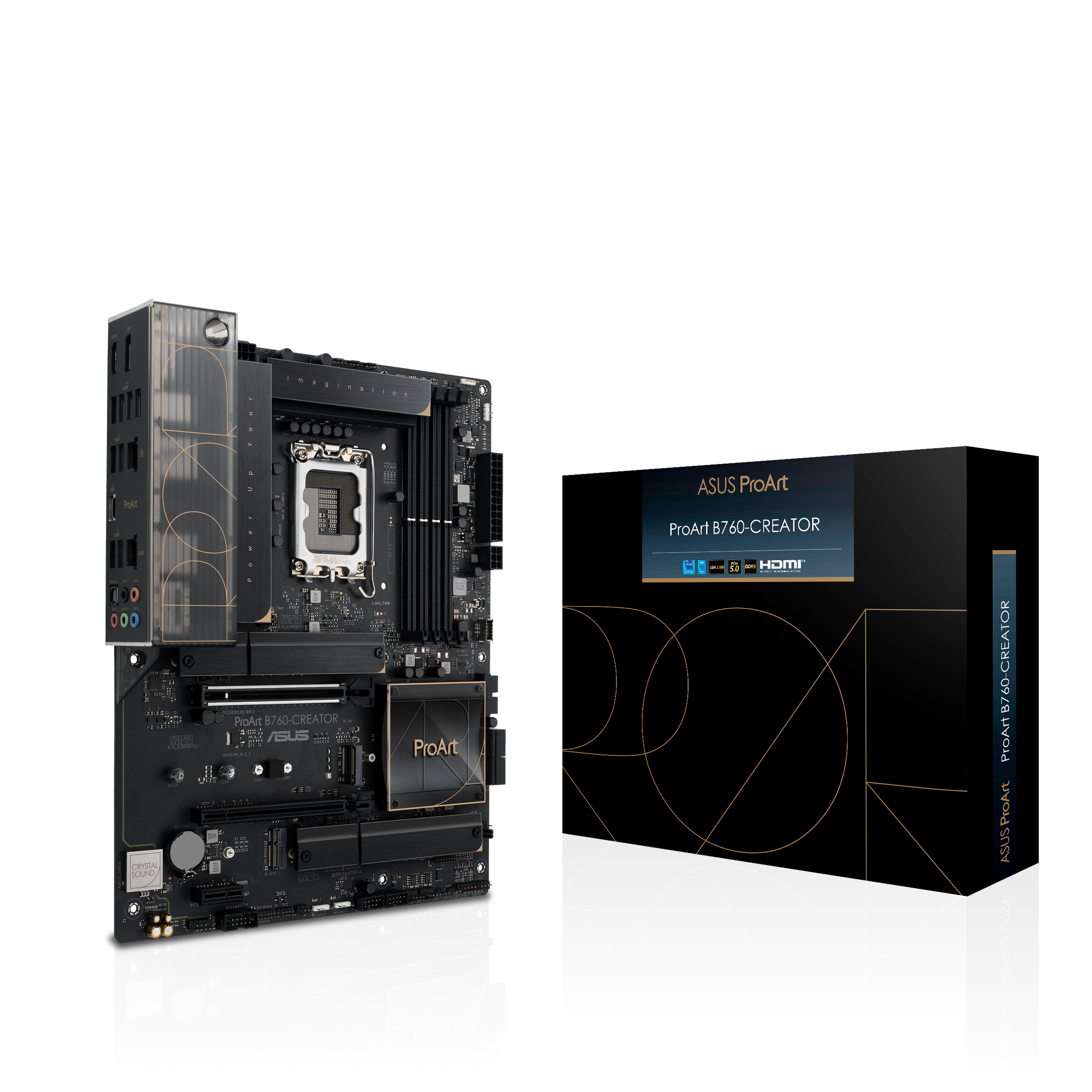 Asus Proart B760-Creator Atx Mainboard Sockel 1700 Dp/Hdmi/Usb-C Größe 5.0