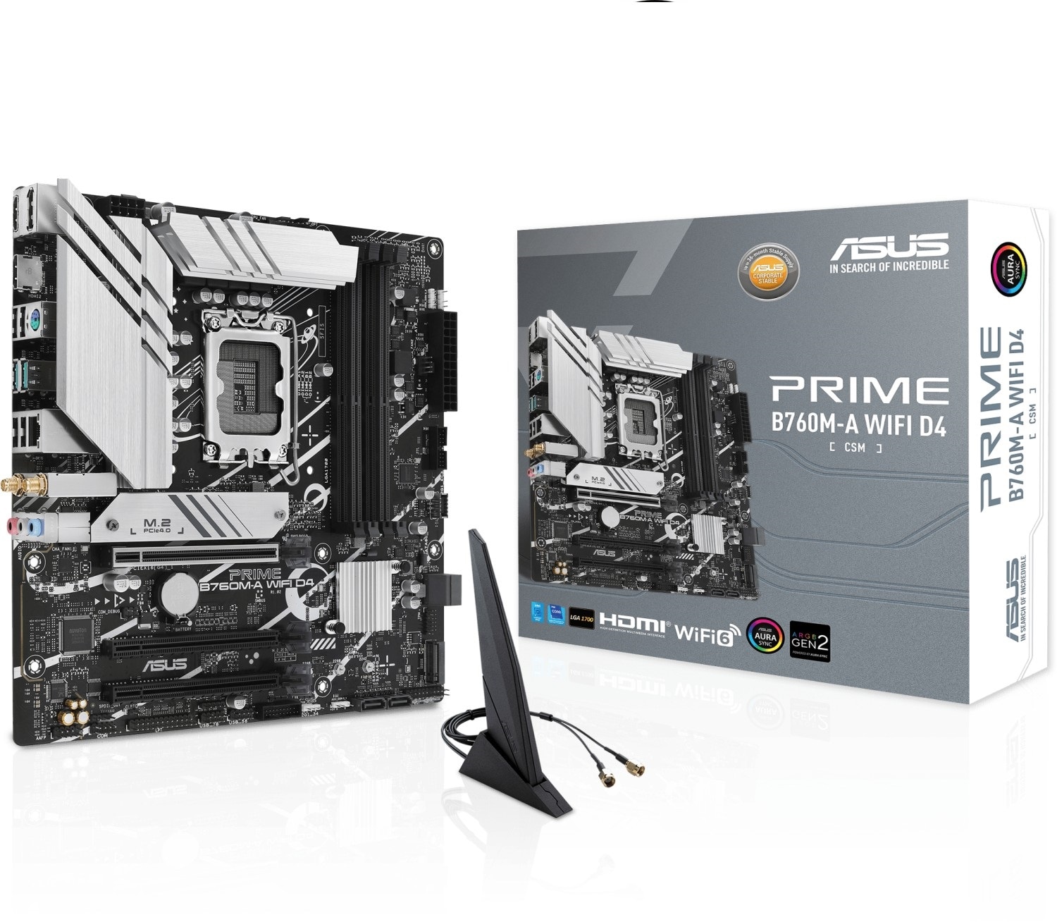 Asus Prime B760m-A-Csm D4 Matx Mainboard Sockel 1700 Vga/Hdmi/Usb-A Größe 4.0 - Bild 10