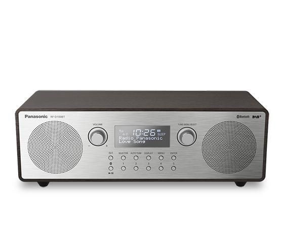 Panasonic Radio Dab/Fm Rf-D100btegt 10W Bluetooth Equalizer 5 Voreinstellungen Bassreflex Lcd Netz/Batterien Französische Version - Bild 2