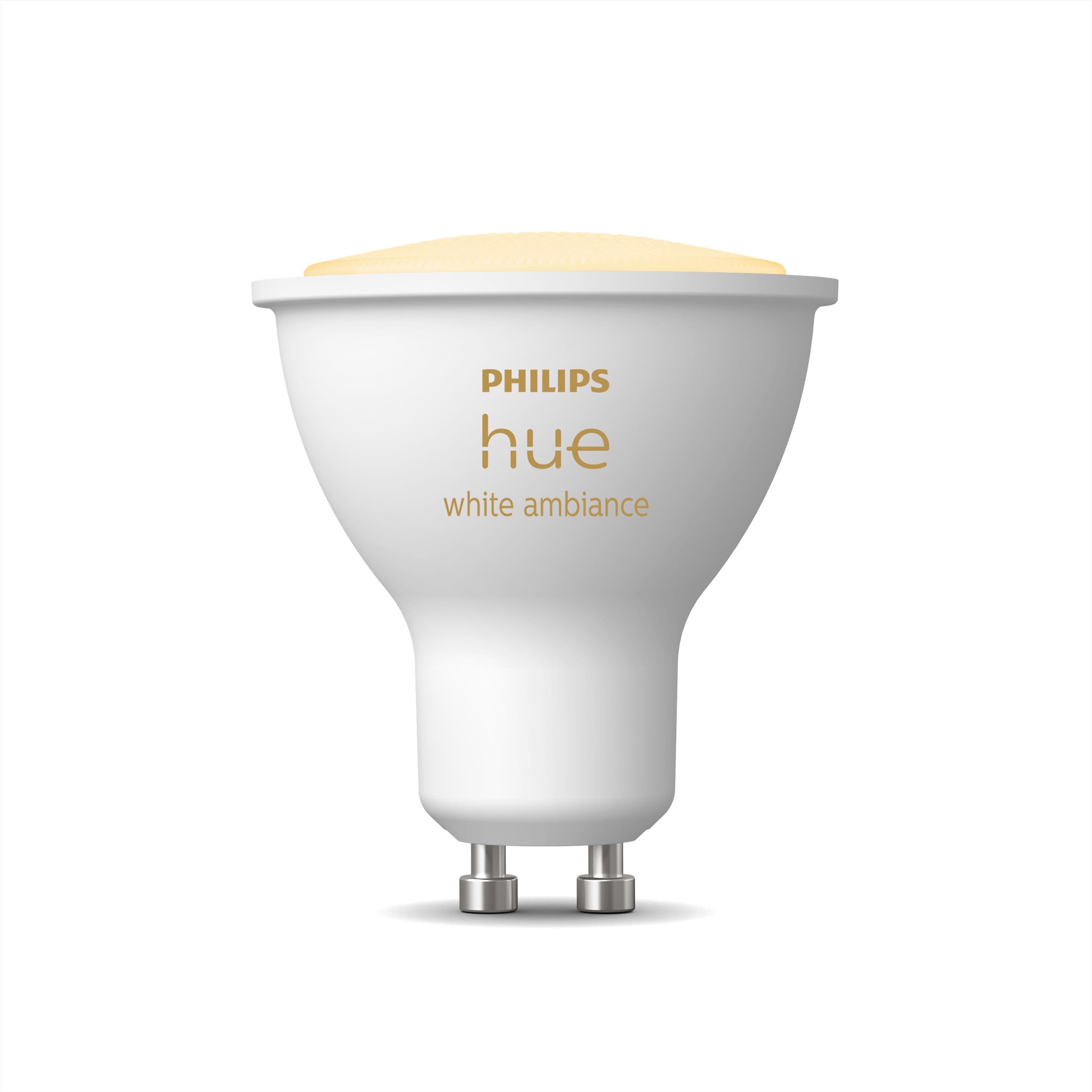 Philips Hue White Ambiance GU10 Smarter Spot Einzelpack 350lm
