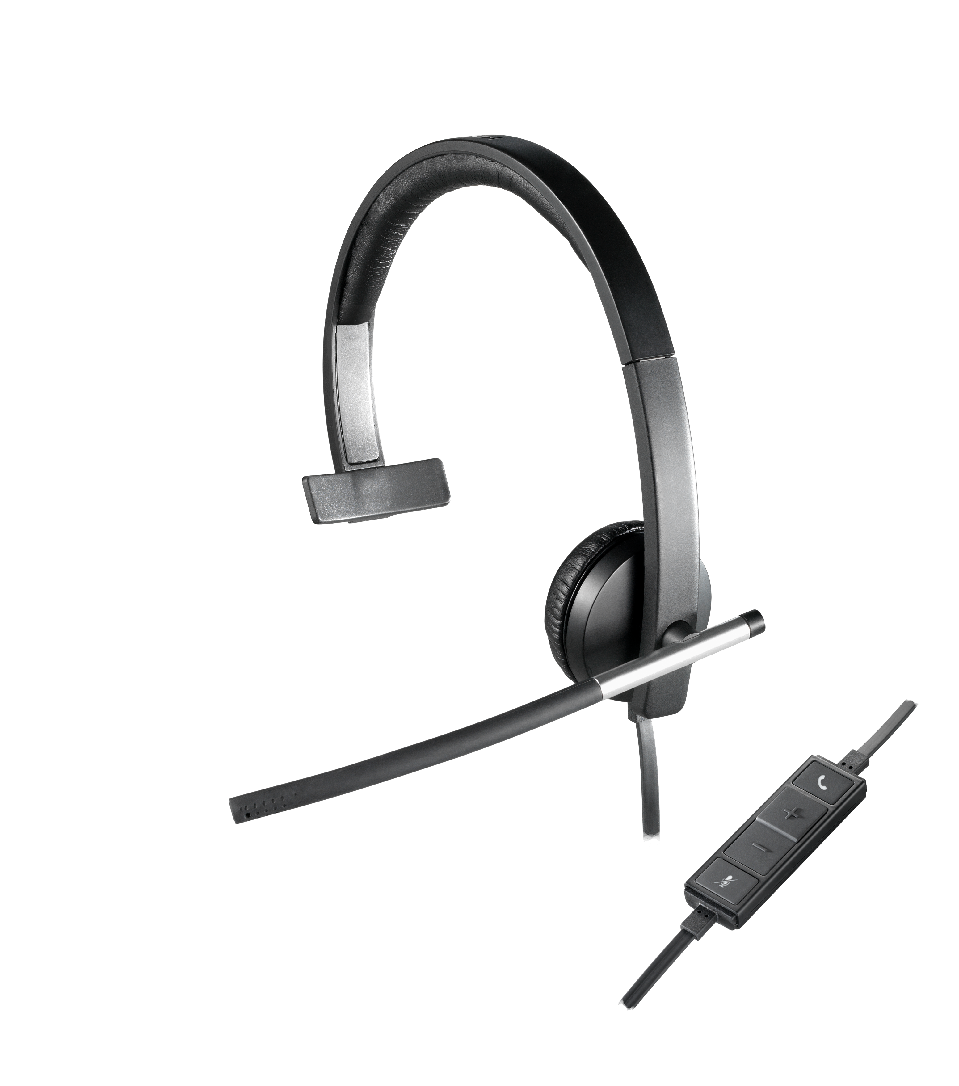 Logitech Stereo Headset H650e Usb Bulk Mono Schwarz