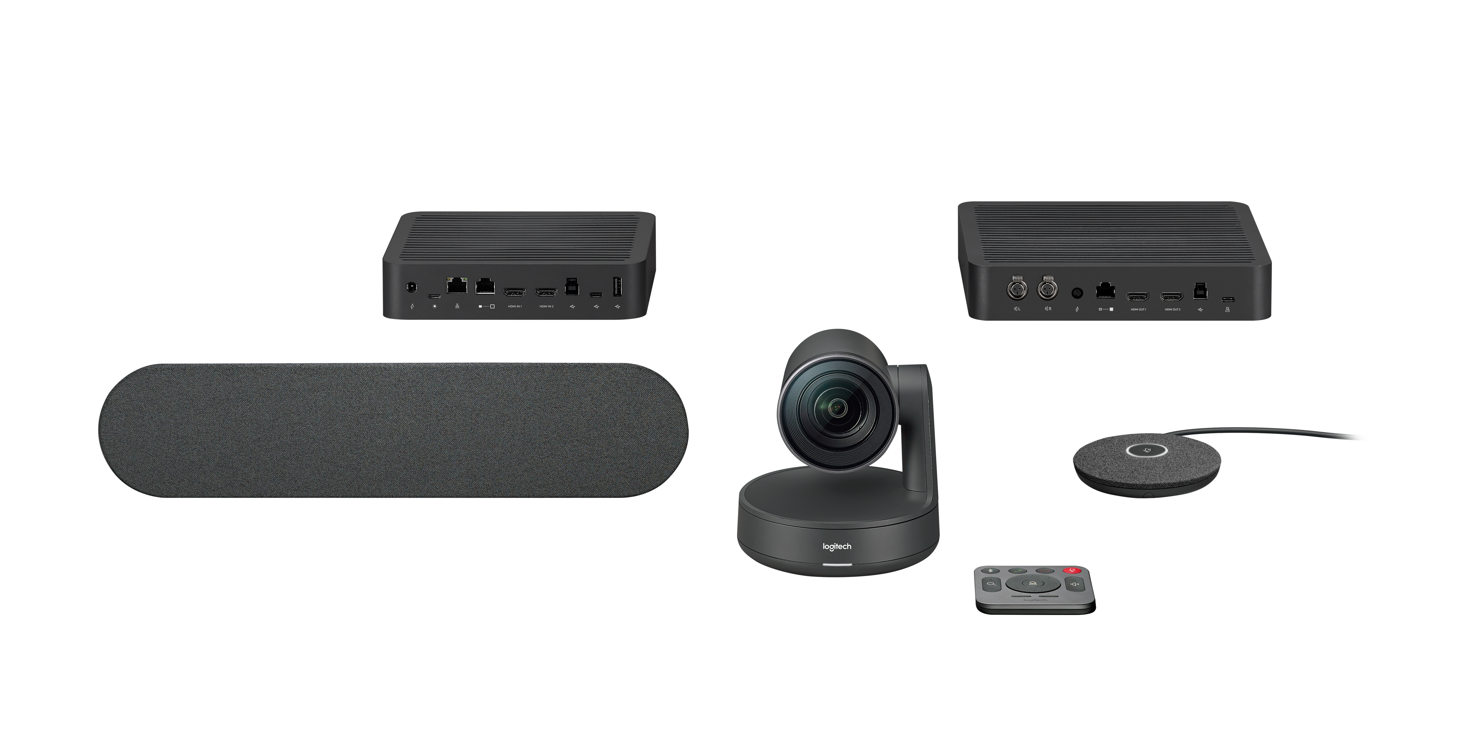Logitech Rally - Modulares 4K-Videokonferenzsystem für große Räume
