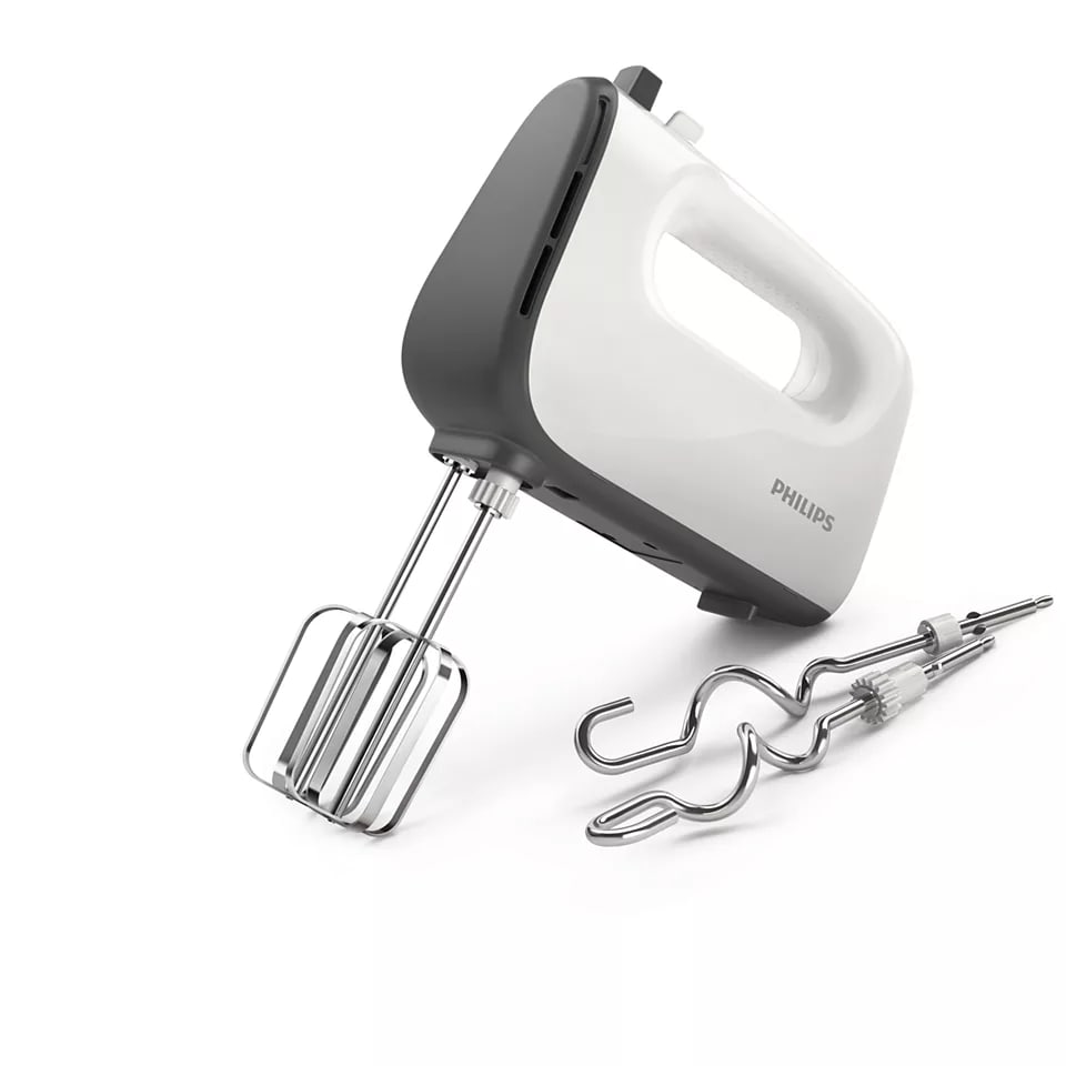 Philips 5000 series 450 W, 5 Geschwindigkeiten, Turbo-Funktion, kaschmirgrau, Mixer, Handmixer, 1,2 m, Grau, Acrylnitril-Butadien-Styrol (ABS), Edelstahl, Kunststoff - Image 2
