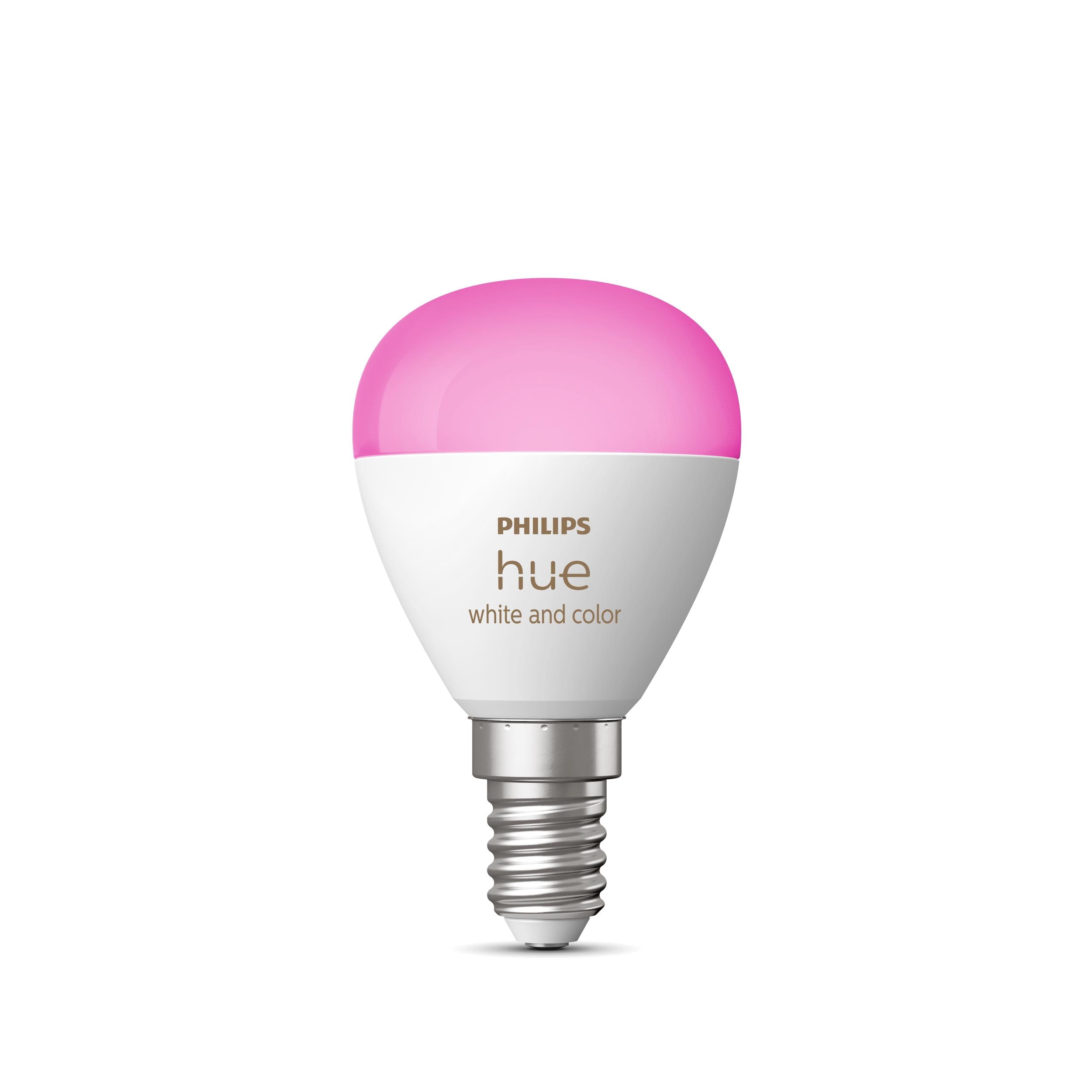 Philips Hue E14 LED Lampe, 470 lm | White & Color Ambiance, Dimmbar, 16 Mio. Farben, Hue Lichtsystem, Smarte Lichtsteuerung über Sprache und App, Smart Home - Bild 4