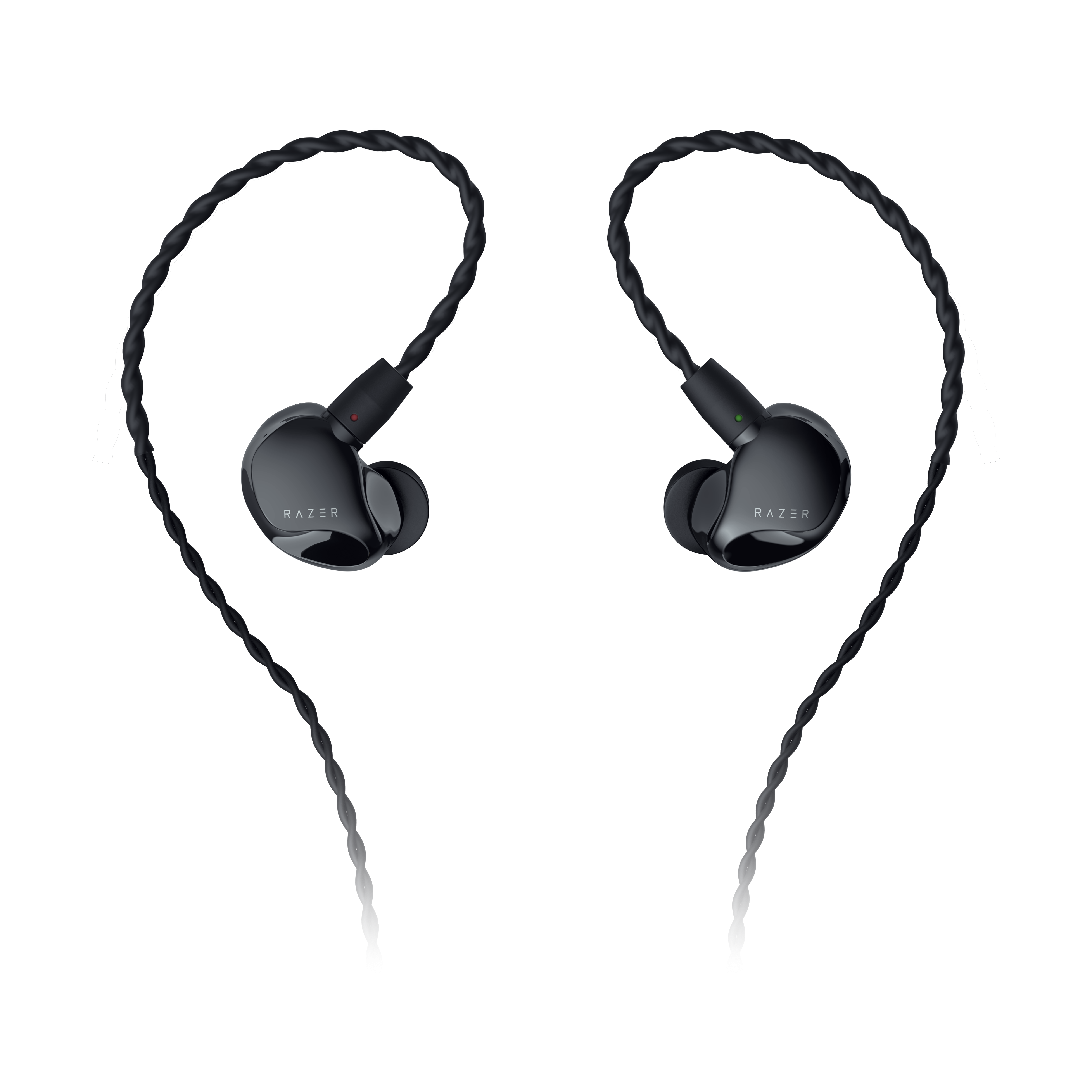 Razer Moray - Ergonomischer In-Ear-Monitor-Kopfhörer Für Ganztägiges Streaming Größe 3 Schwarz