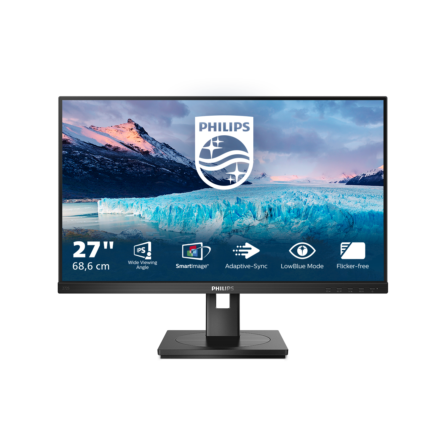 Philips S-Line 272S1M 27 Zoll Full HD IPS LED 16:9 75 Hz Monitor 272S1M/00