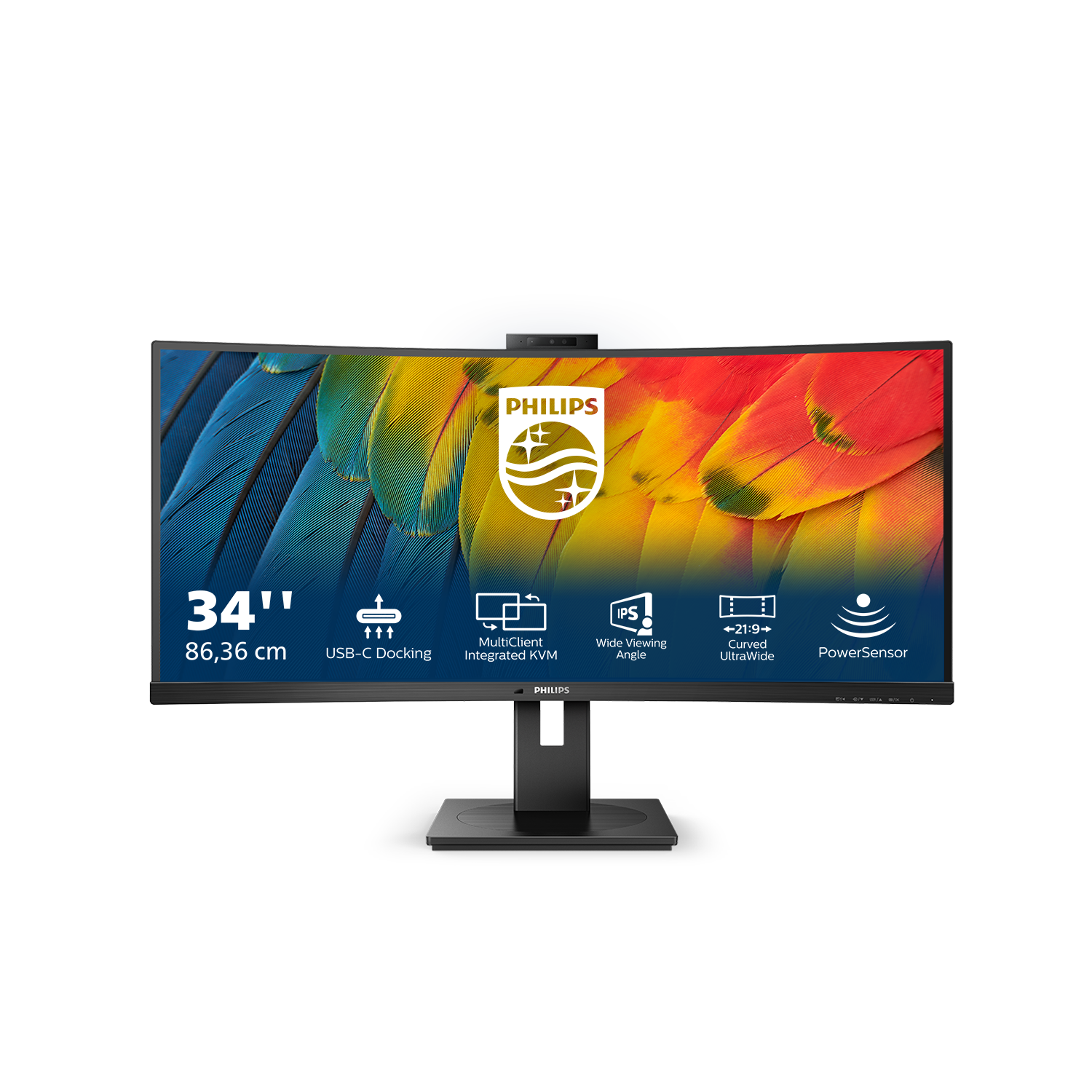 34 Philips 5000 Series 34B1U5600CH - 3440x1440 UWQHD - 120Hz - VA - 100W USB-C - KVM switch - Bild 6