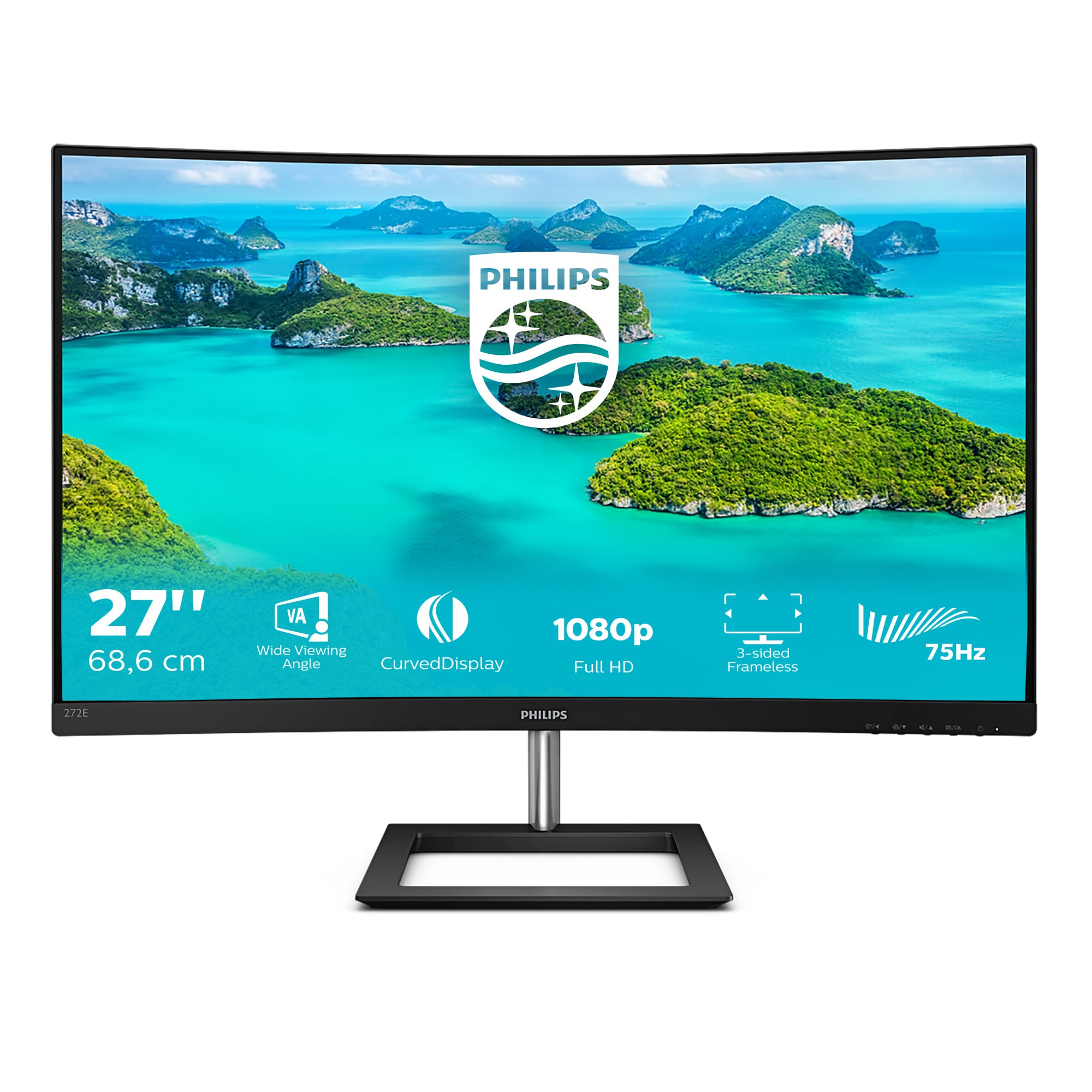 Philips E-Line 272E1ca Zoll Full Hd Curved Va Led 16:9 75 Hz Monitor Größe 27 Schwarz - Bild 4