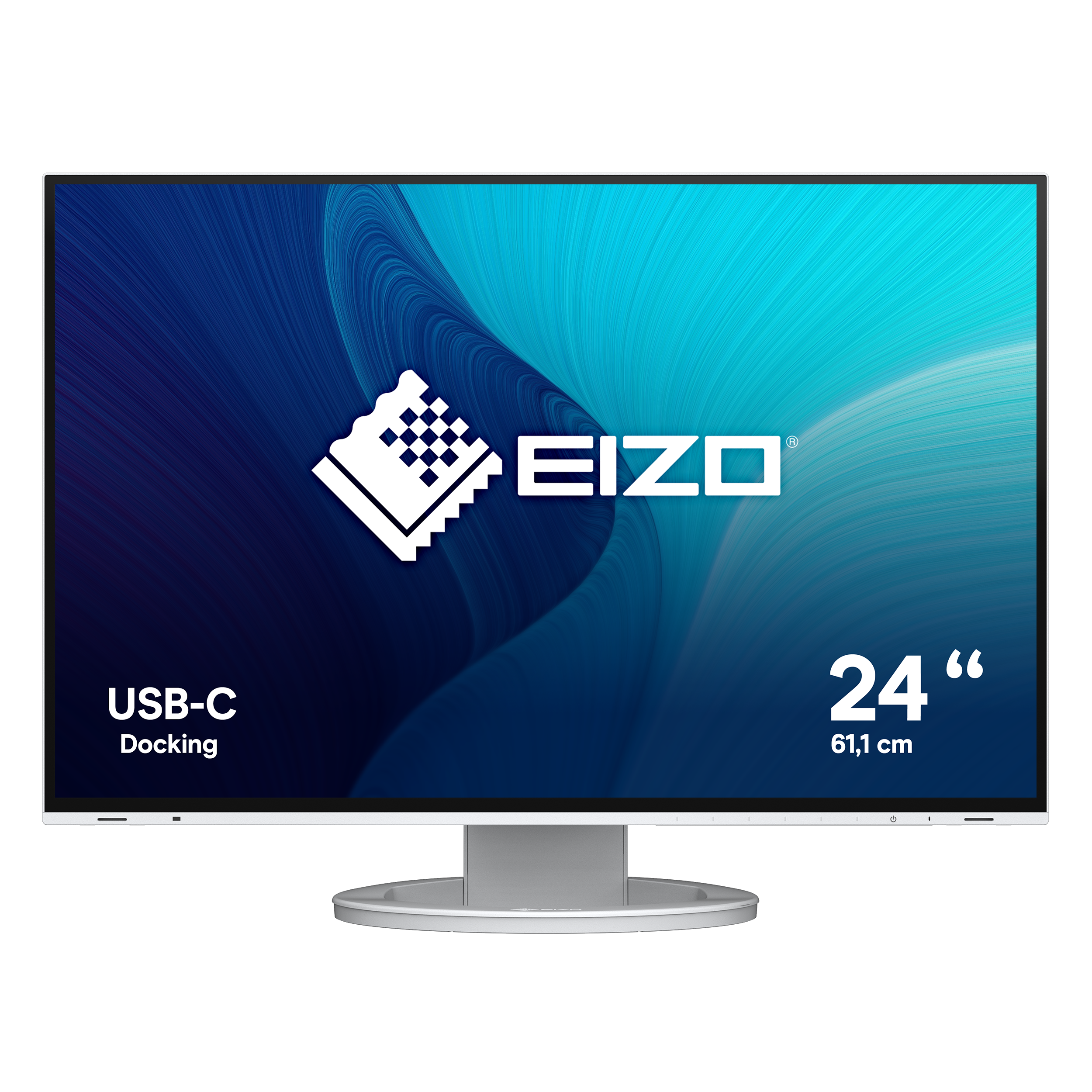 Eizo Weiss Monitor Flexscan Ev2485-Wt 24,1" Wuxga Ips Weiß Höhenverstellbar 5Ms - Bild 3