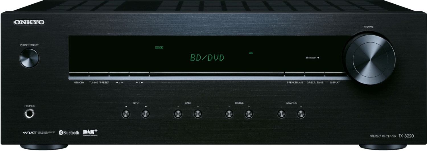 Onkyo Tx-8220 B Netzwerk-Stereoreceiver Multi-Room 2X135w Dab+ Wifi Bt Größe 2 Schwarz