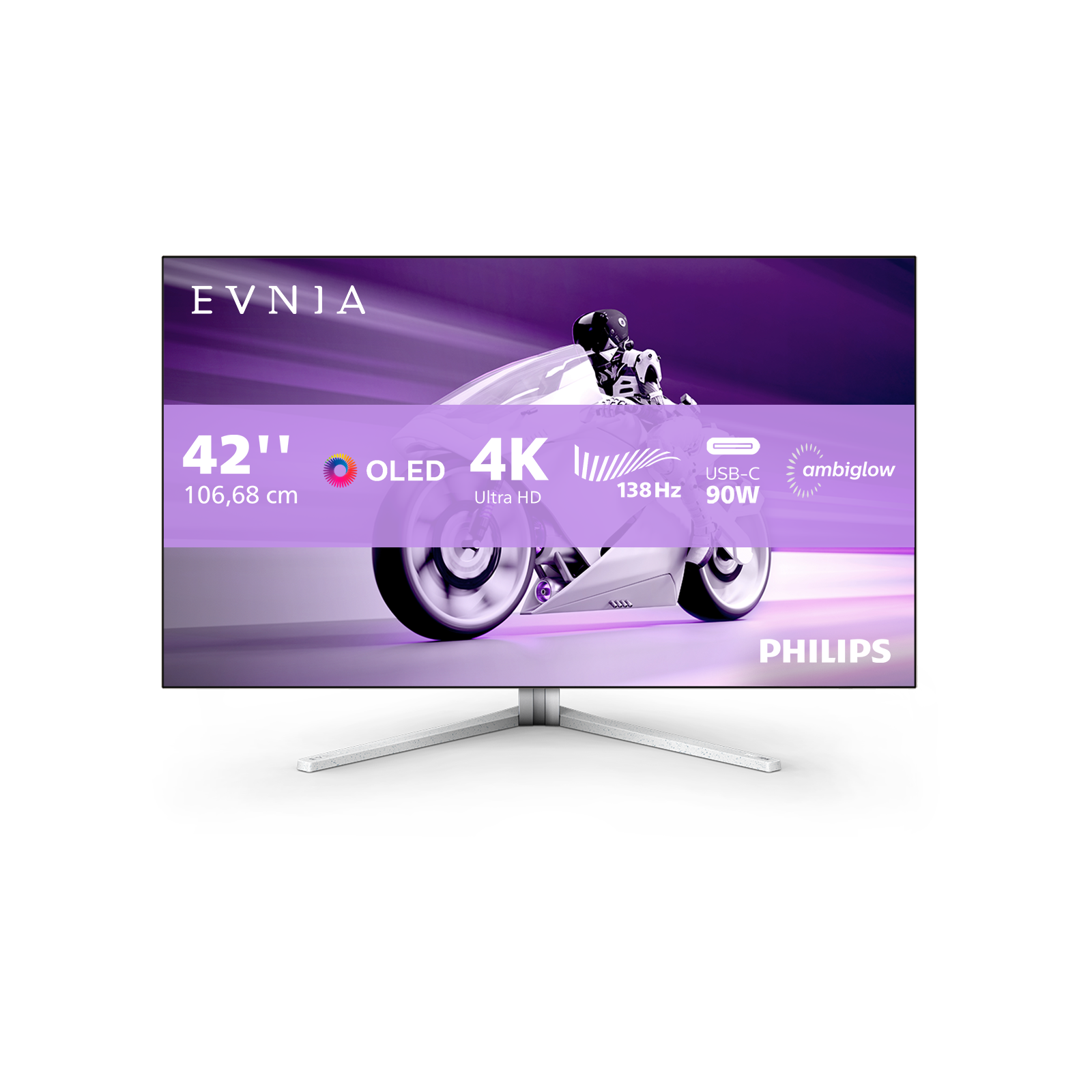 Philips Evnia 42M2N8900 41.5 Zoll 4K (UHD) OLED 16:9 138 Hz Gaming Monitor