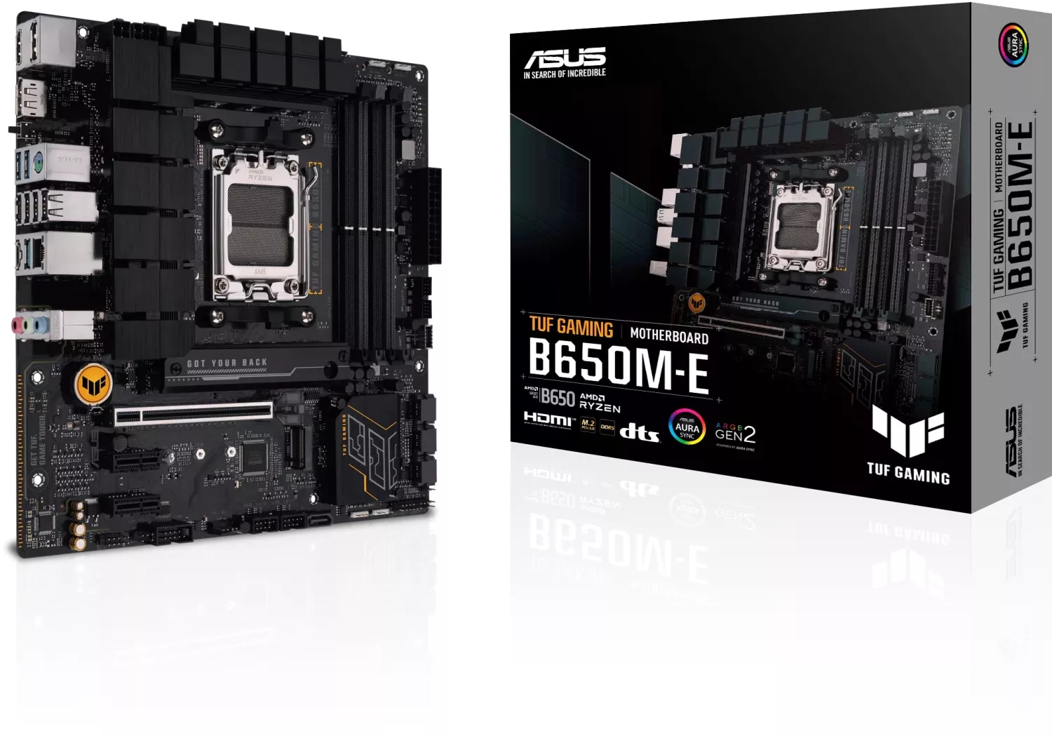 Asus Tuf B650m-E Matx Mainboard Sockel Am5 M.2/Usb3.2 Typc/Hdmi/Dp Größe 5.0