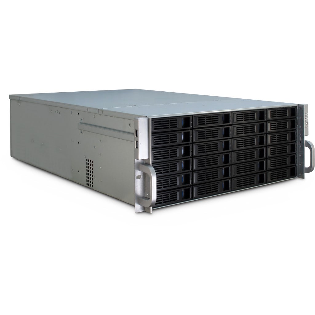 Inter-Tech IPC 4U-4424 - Gehuse - Server Rack - Schwarz - Bild 4