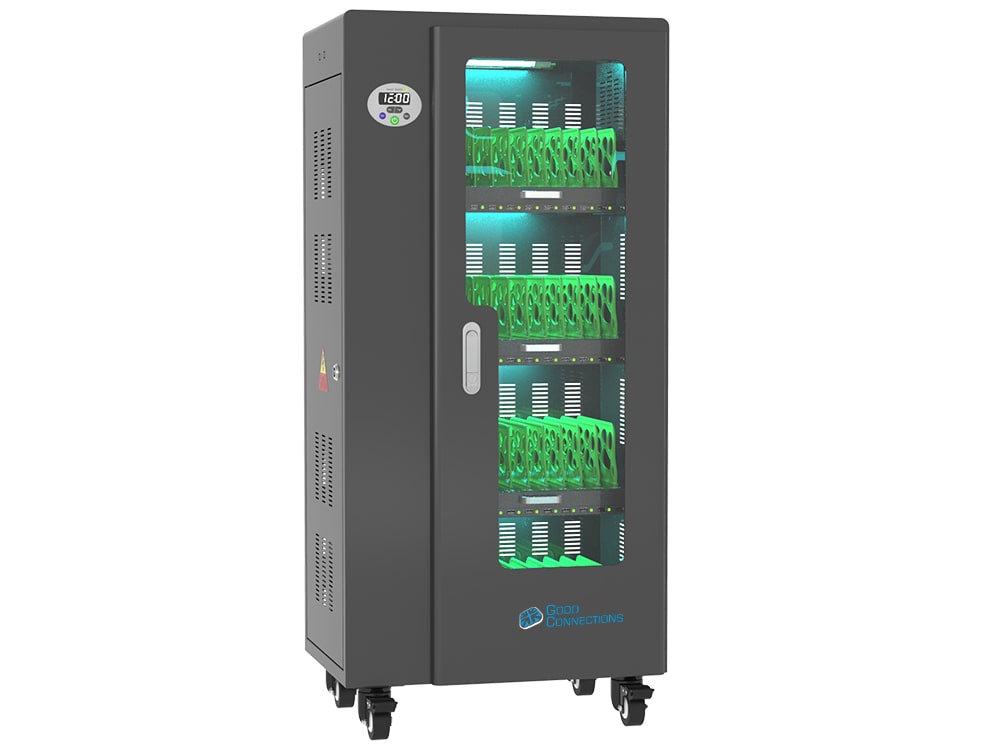 GC ANTARES T40 Tablet-Ladewagen, UV-C Desinfektion, schwarz