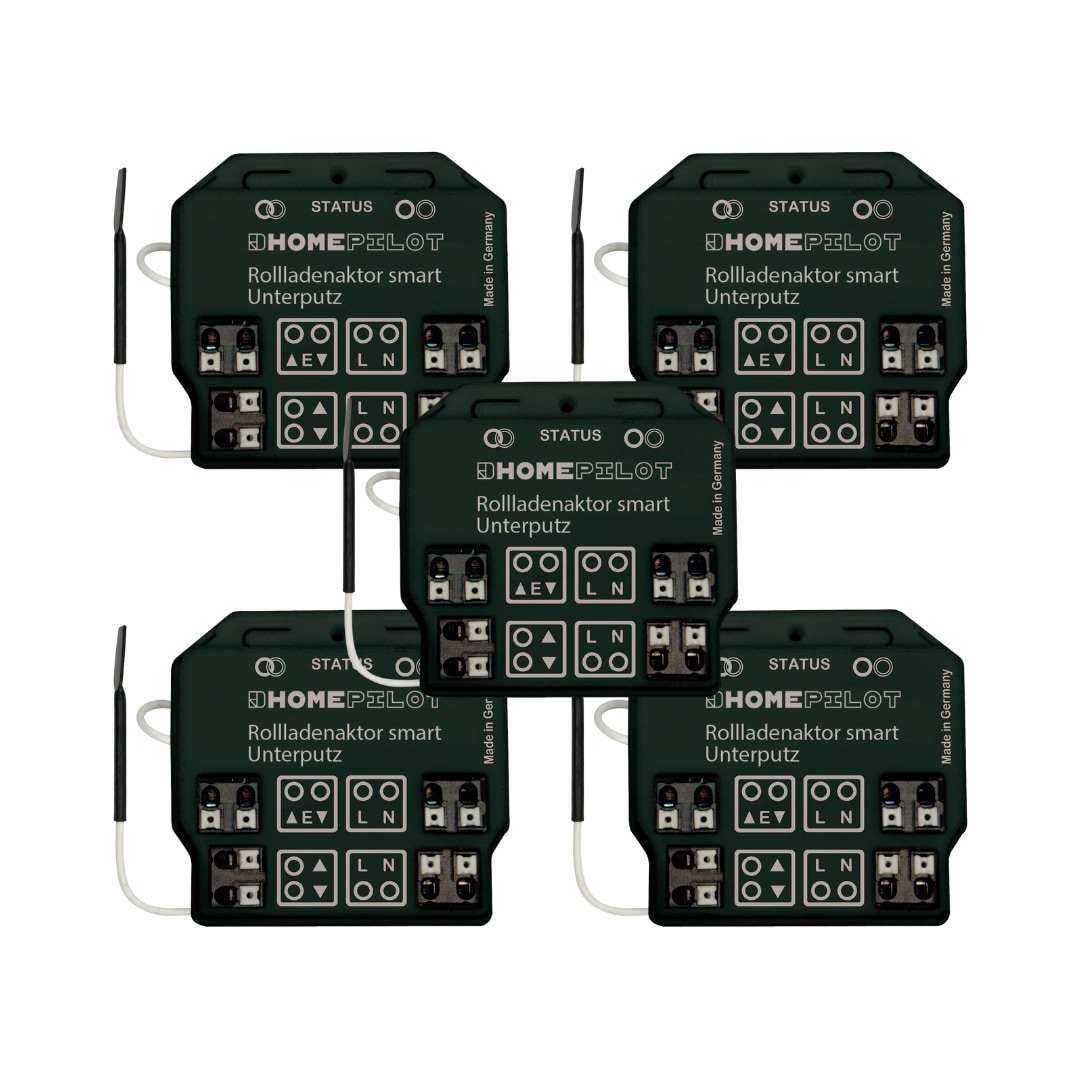 Homepilot Rollladenaktor smart - Unterputz • 5er Pack