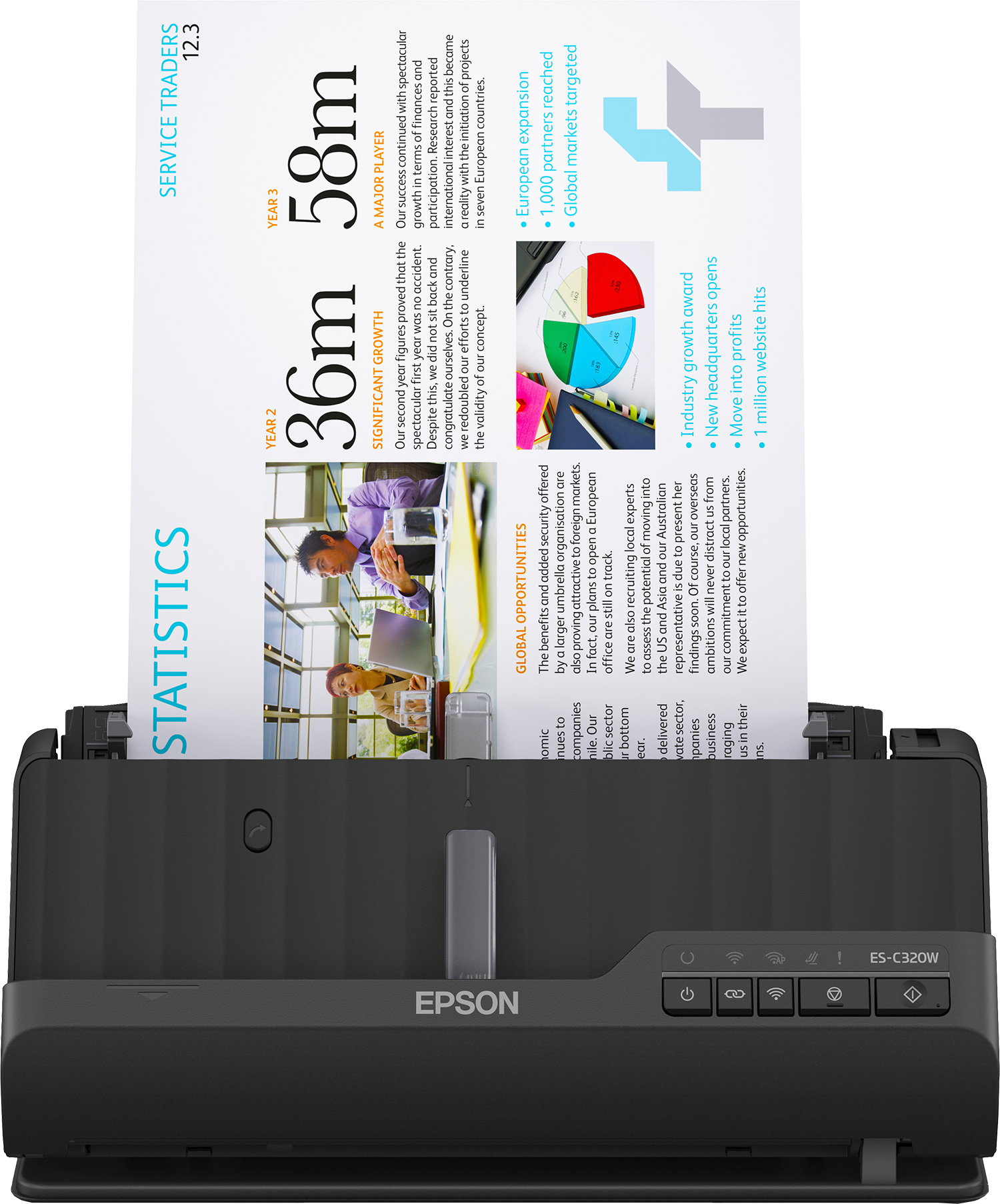 Epson Workforce Es-C320w Dokumentenscanner Usb Wlan Größe 30