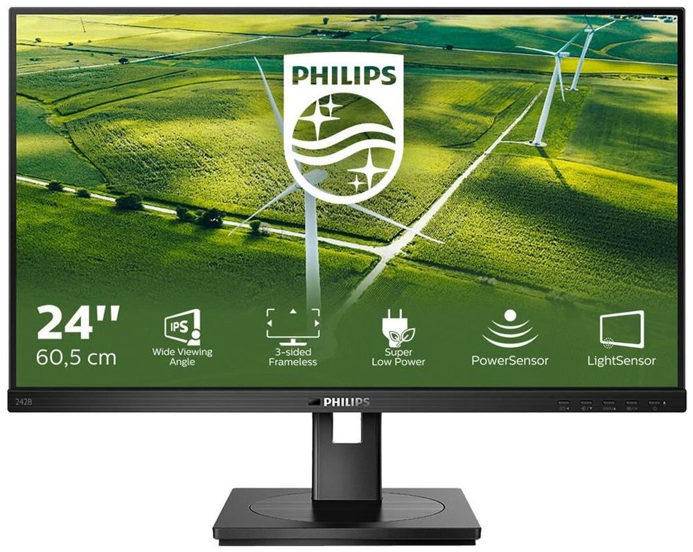 Philips Schwarz -Light 242B1g Led Monitor 23.8 Inch Full Hd Ips Black - Bild 5