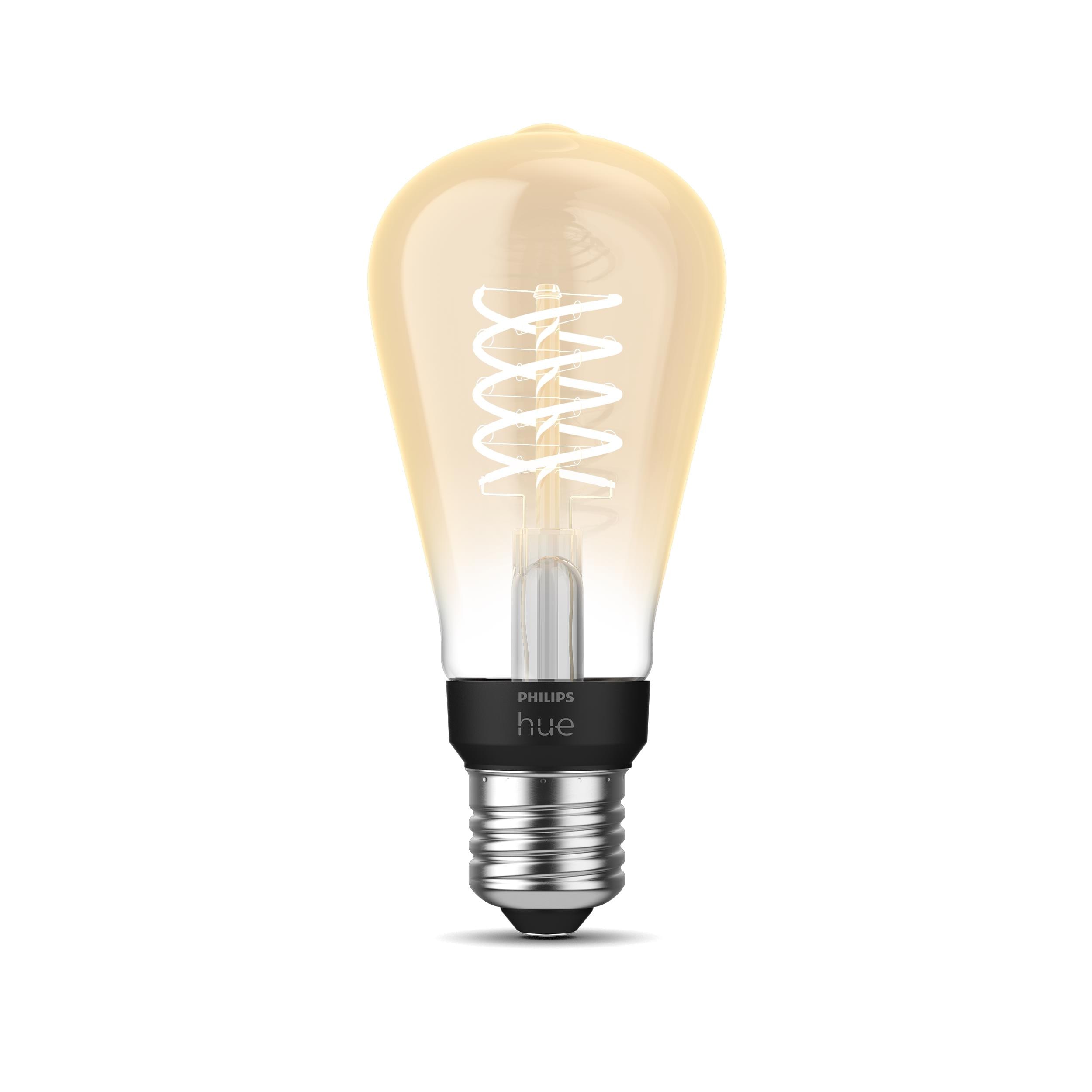 Philips Hue White E27 Filament Single Smart LED ST64 550lm
