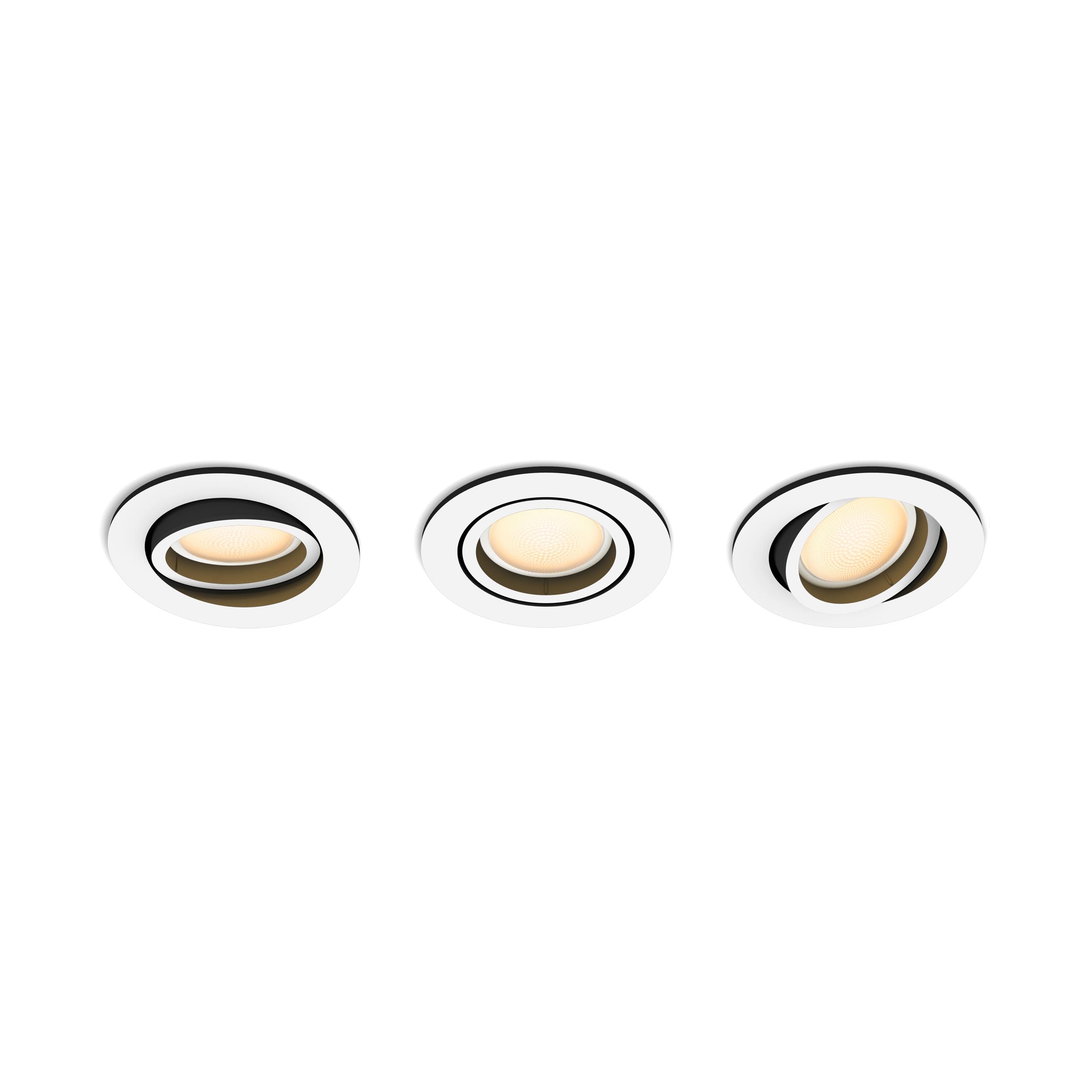 Philips Hue White Ambiance Einbauspot Milliskin (3Er-Pack) - Image 4