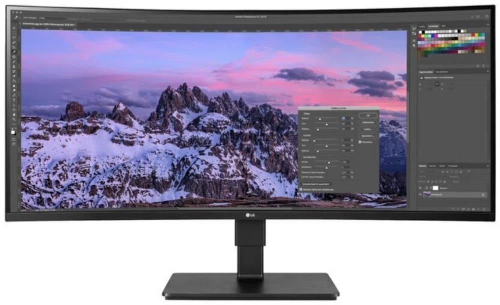 LG UltraWide 35BN77CP-B (3440 x 1440 Pixel, 35"), Monitor, Schwarz - Bild 4